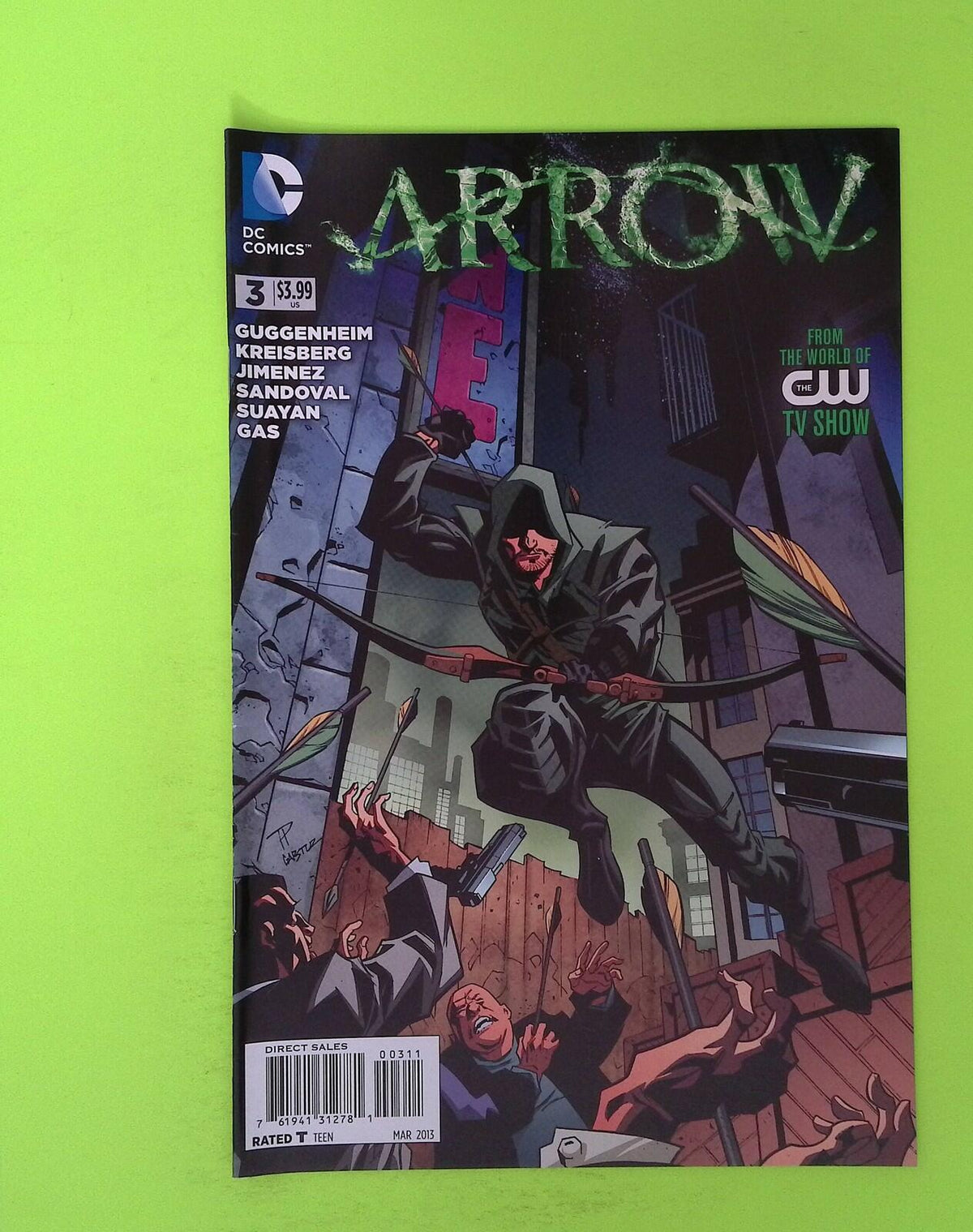 Arrow #3 2013 DC Comics High Grade Comic Book X83-279