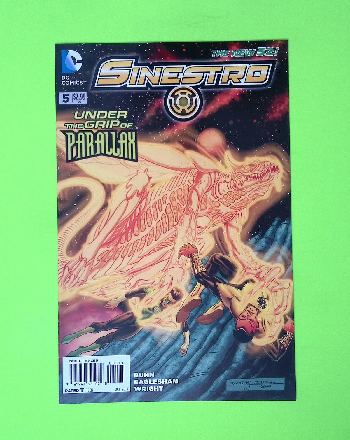 Sinestro #5 2014 DC Comics High Grade Comic Book W343-265