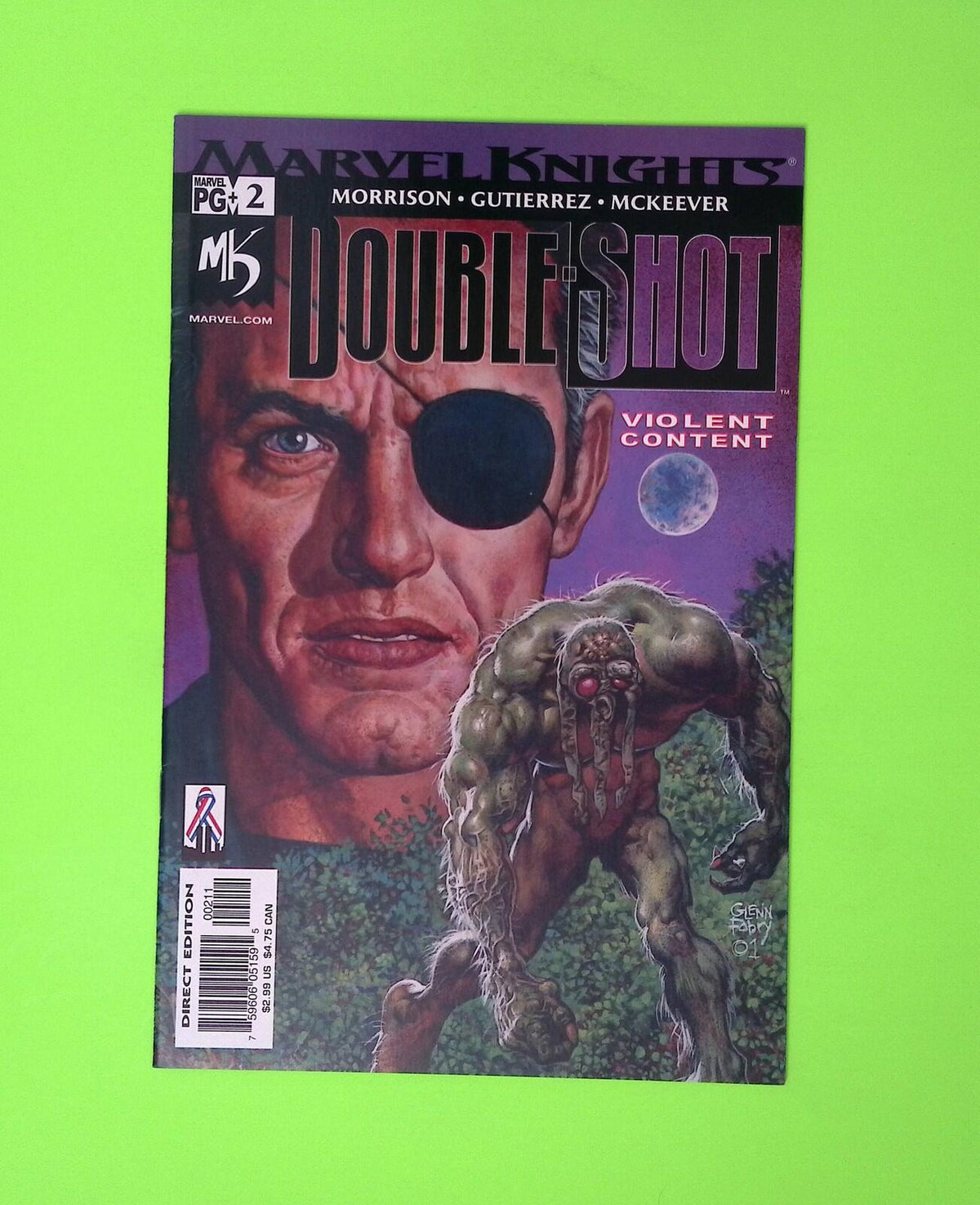 Marvel Knights Double Shot #2 2002 Marvel Knights High Grade Comic Book B48-261