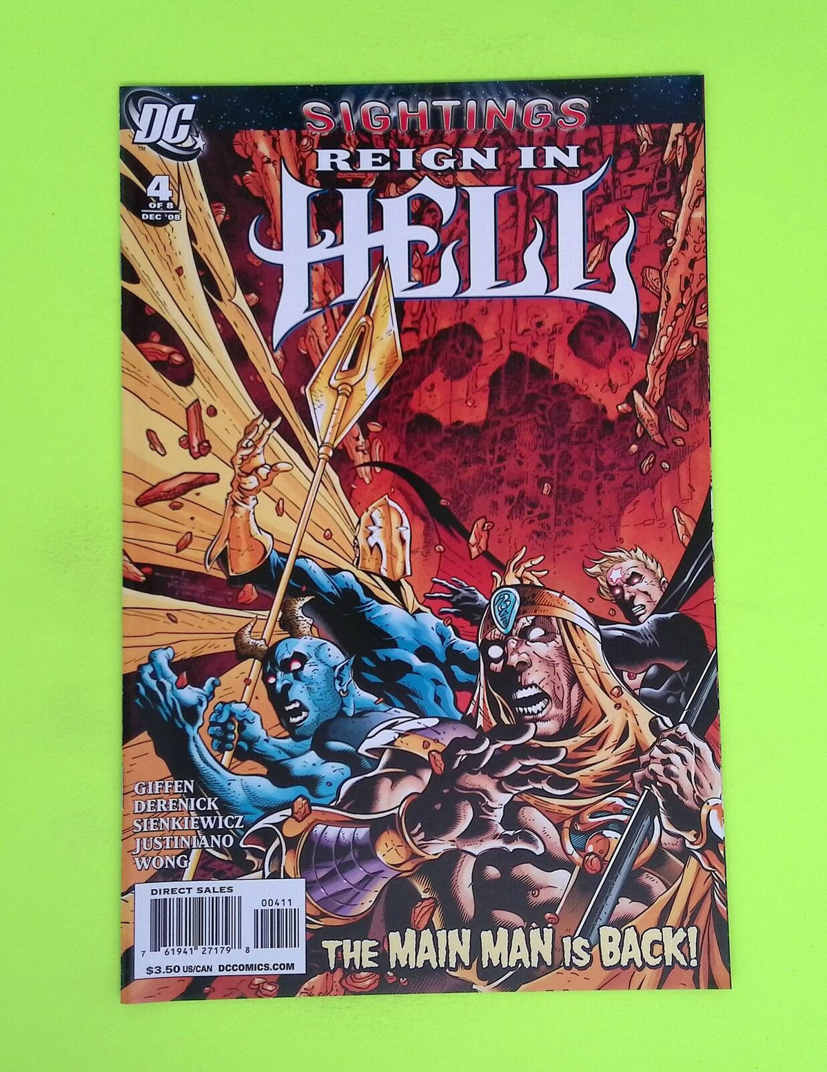 Reign in Hell #4 2008 DC Comics High Grade Comic Book M52-158