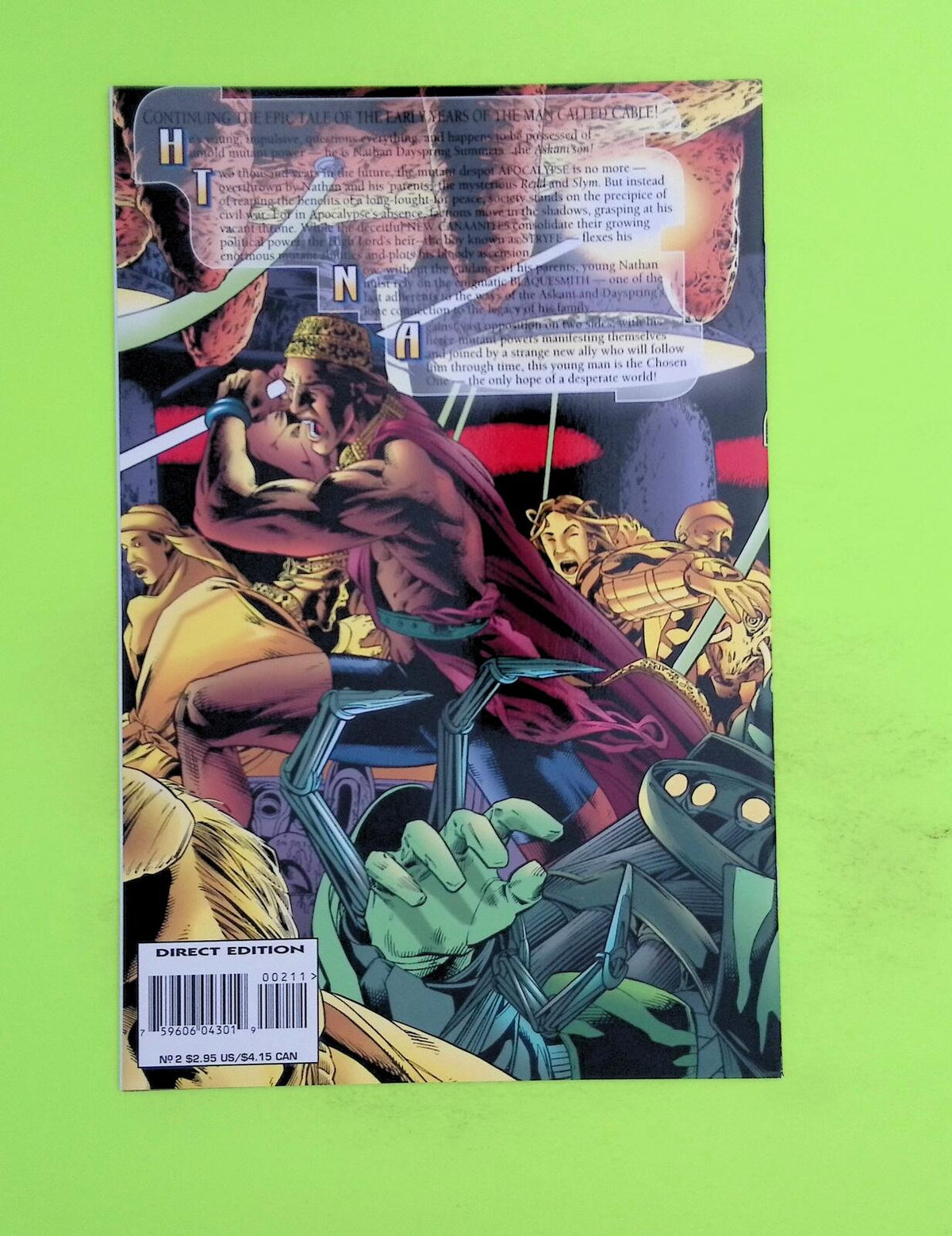 Askani'Son #2 1996 Marvel Comics High Grade Comic Book L46-152