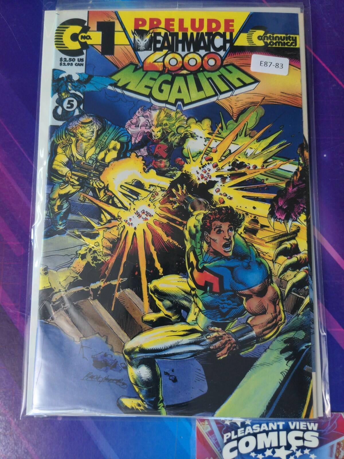 MEGALITH #1 VOL. 2 8.0 CONTINUITY COMIC BOOK E87-83