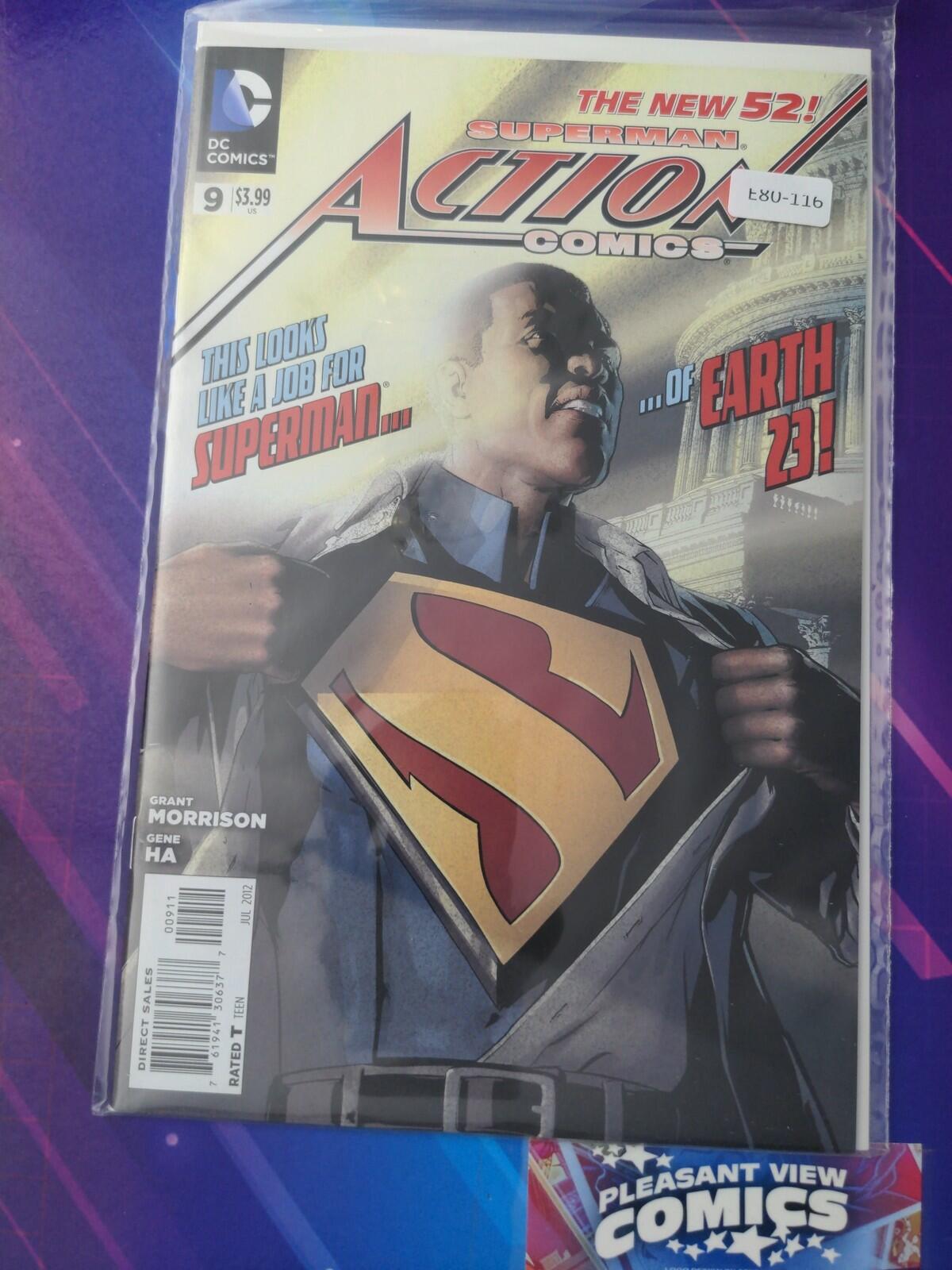 ACTION COMICS #9 VOL. 2 HIGH GRADE 1ST APP DC COMIC BOOK E80-116