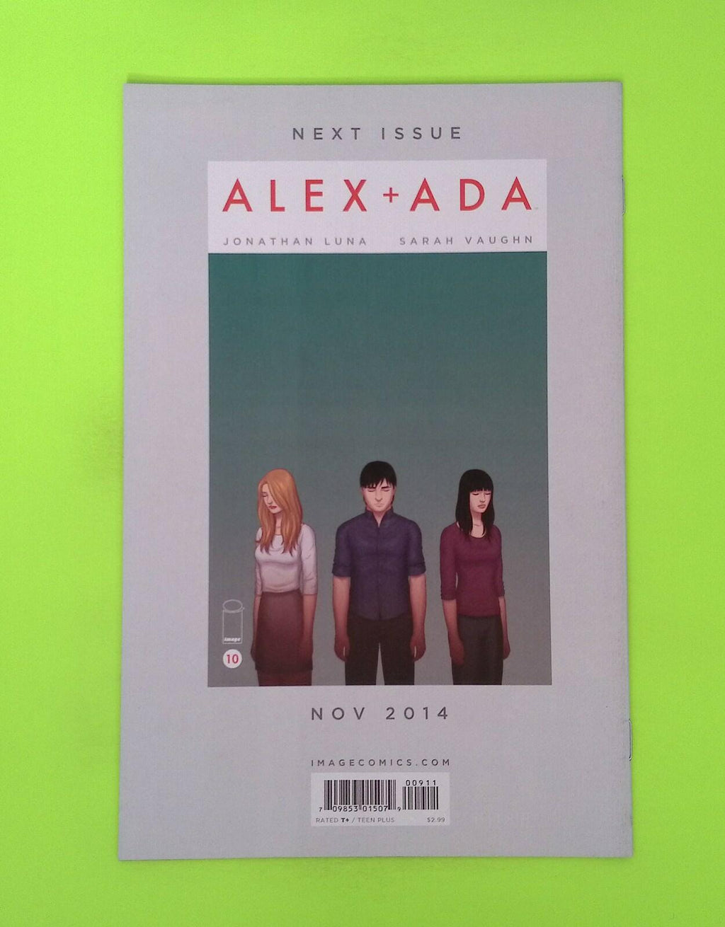Alex + Ada #9 2014 Image Comics High Grade Comic Book W216-181