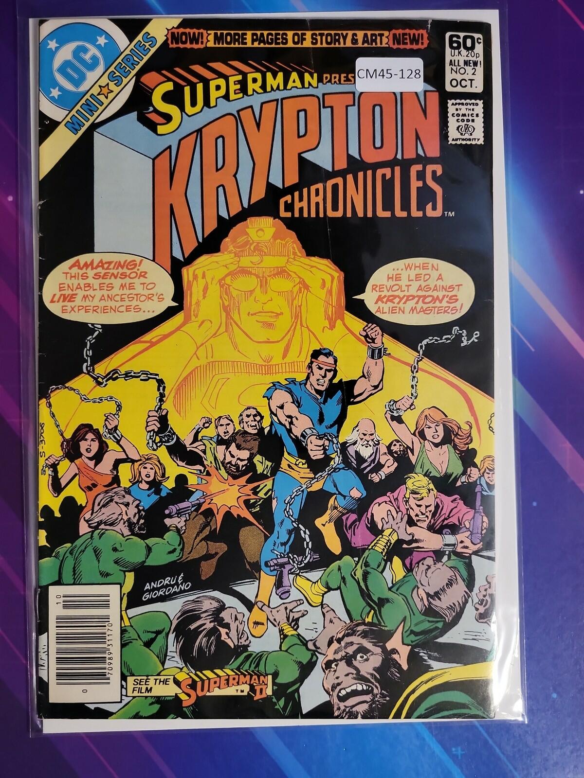 KRYPTON CHRONICLES #2 MINI MID GRADE DC COMIC BOOK CM45-128