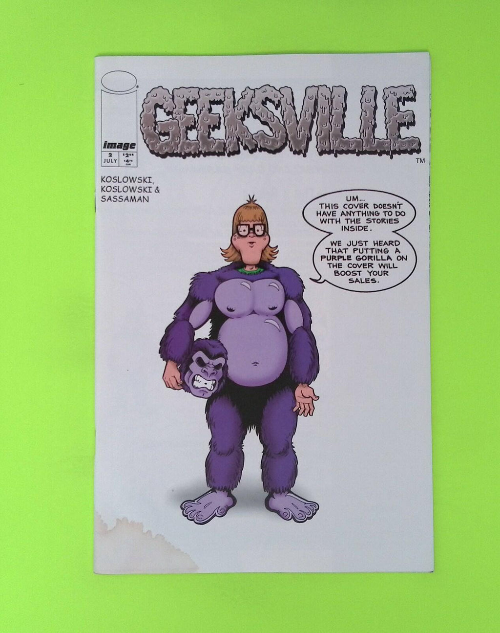 Geeksville #2 Vol. 2 2000 Image Comics High Grade Comic Book X264-145