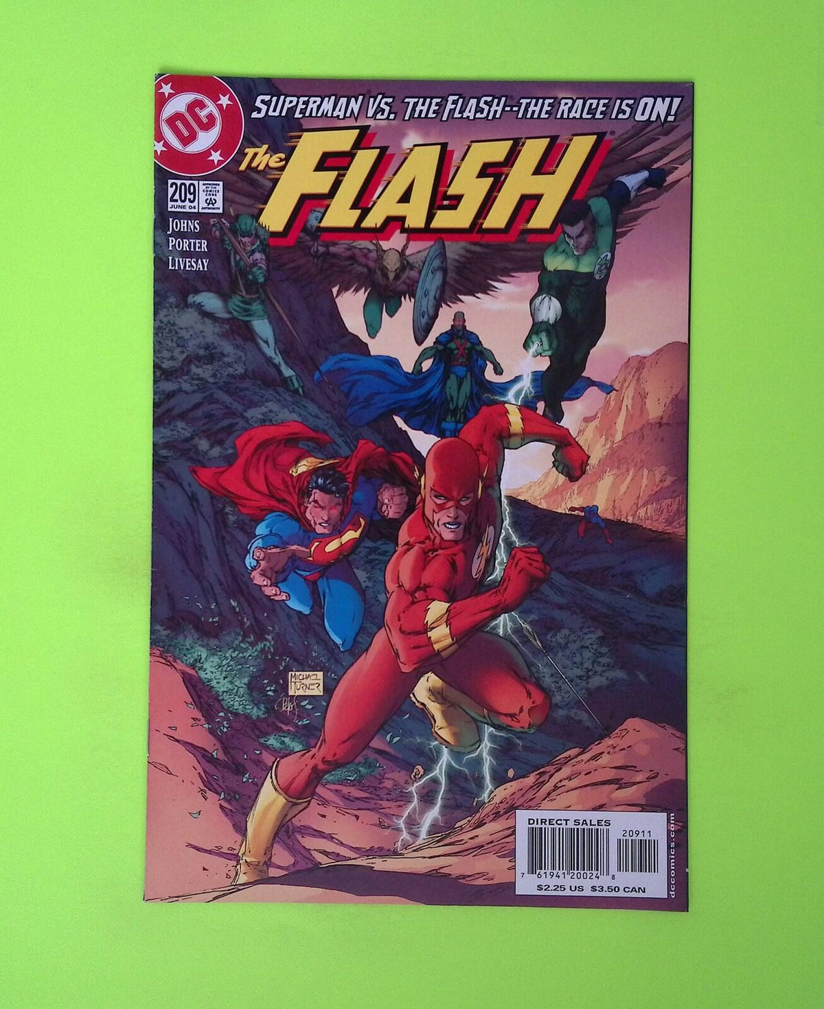 Flash #209 Vol. 2 2004 DC Comics Higher Grade Comic Book X293-89