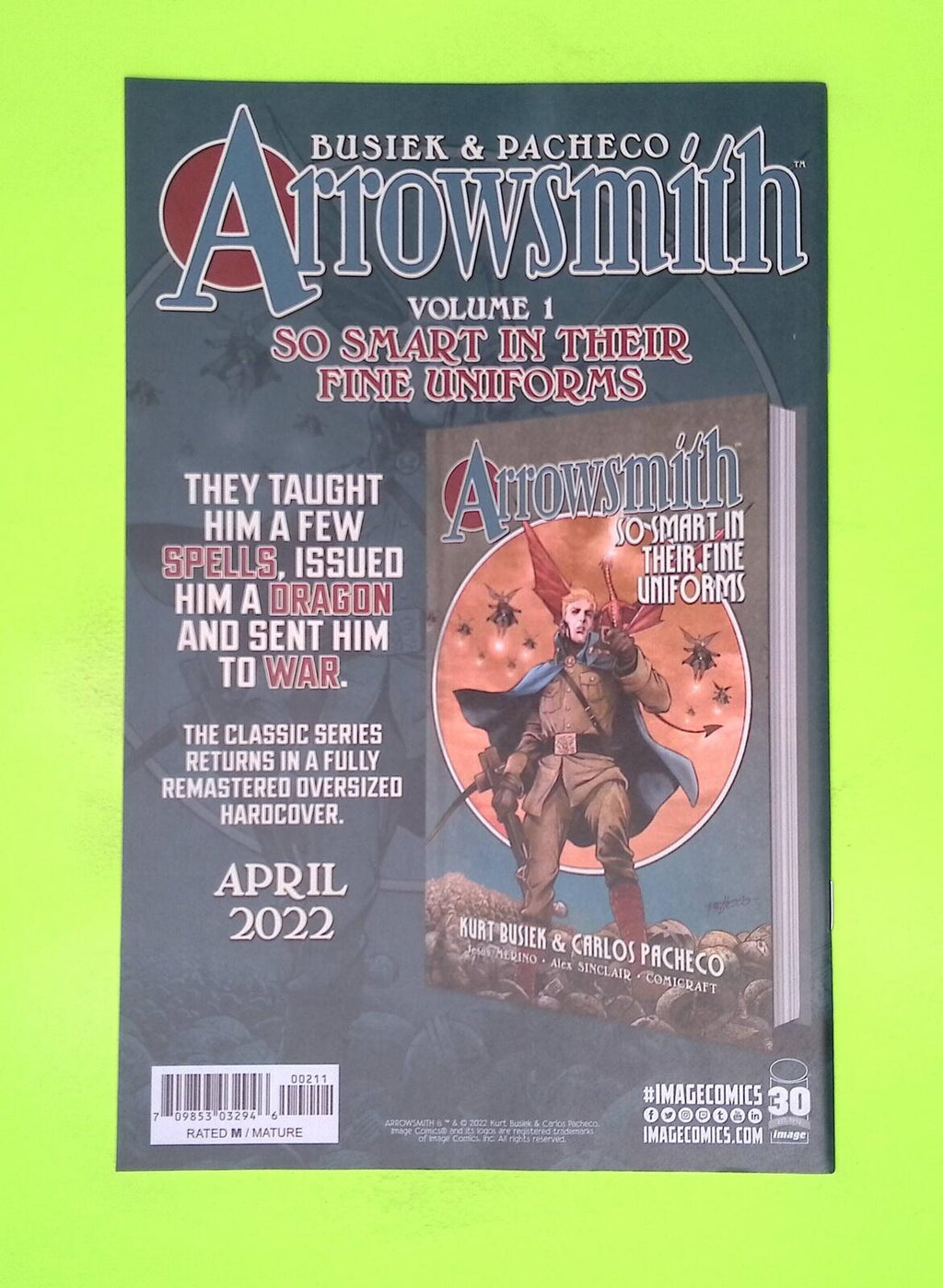Arrowsmith Behind Enemy Lines #2 2022 Image Comics 8.0 Comic Book K75-152