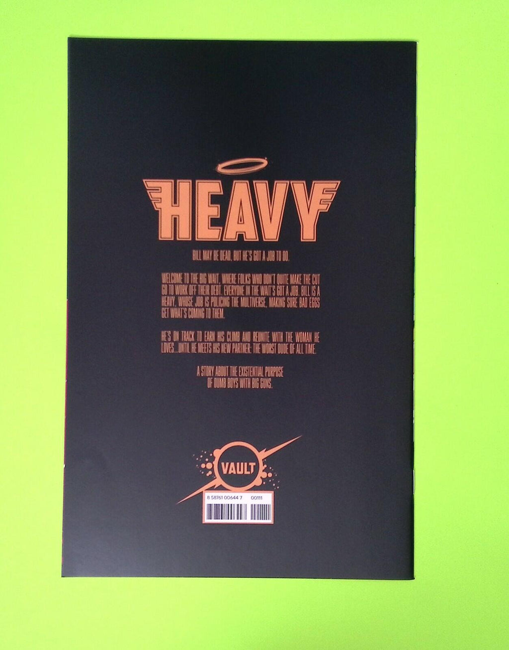 Heavy #1 2020 Vault Comics High Grade Comic Book X140-38