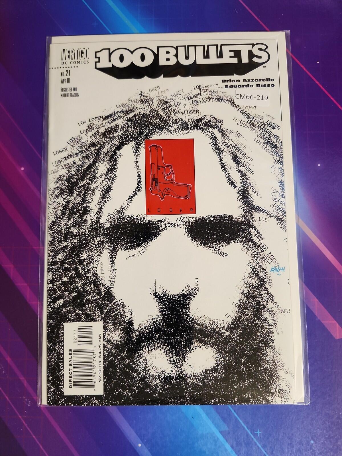 100 BULLETS #21 HIGH GRADE VERTIGO COMIC BOOK CM66-219