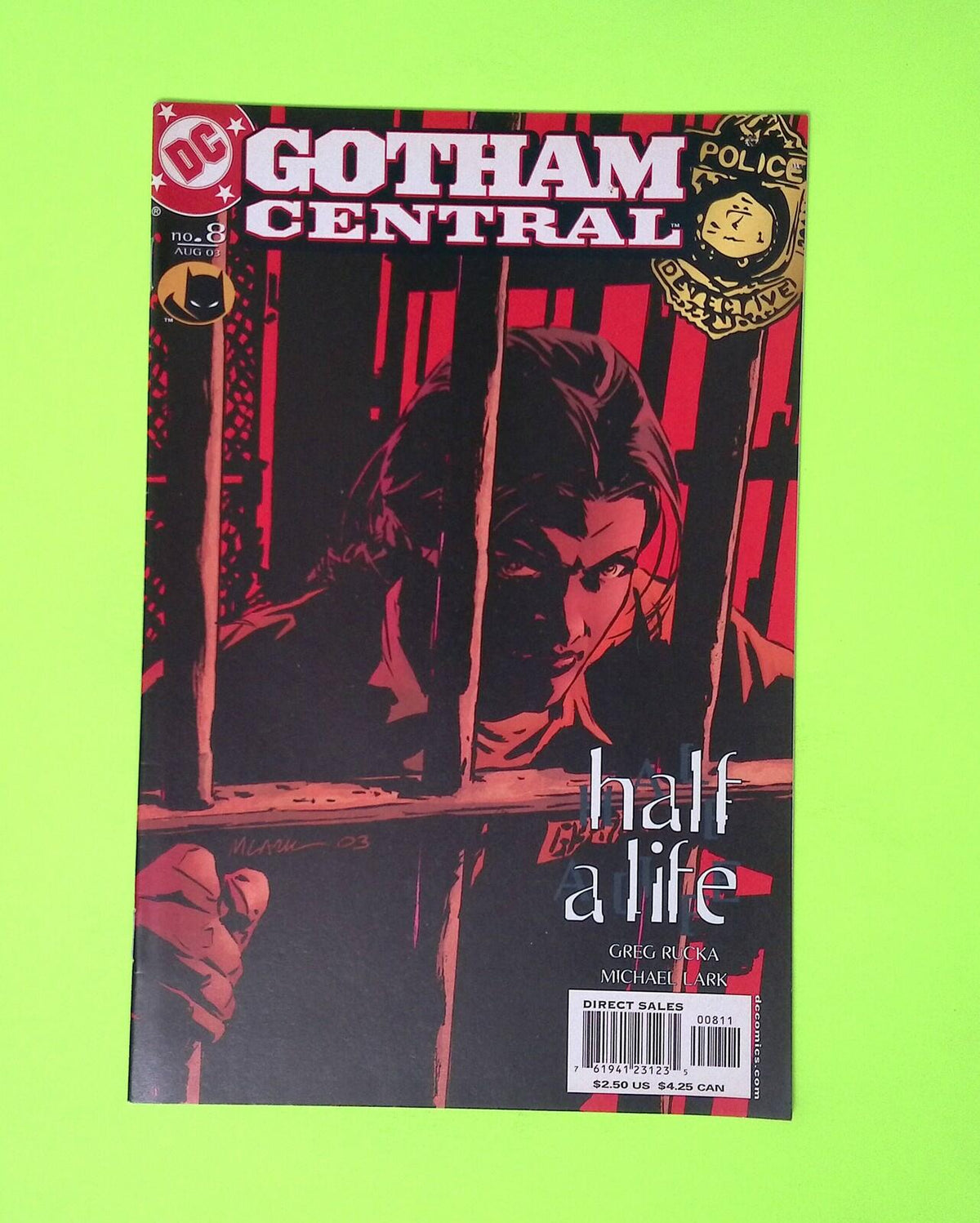 Gotham Central #8 2003 DC Comics High Grade Comic Book Q83-187