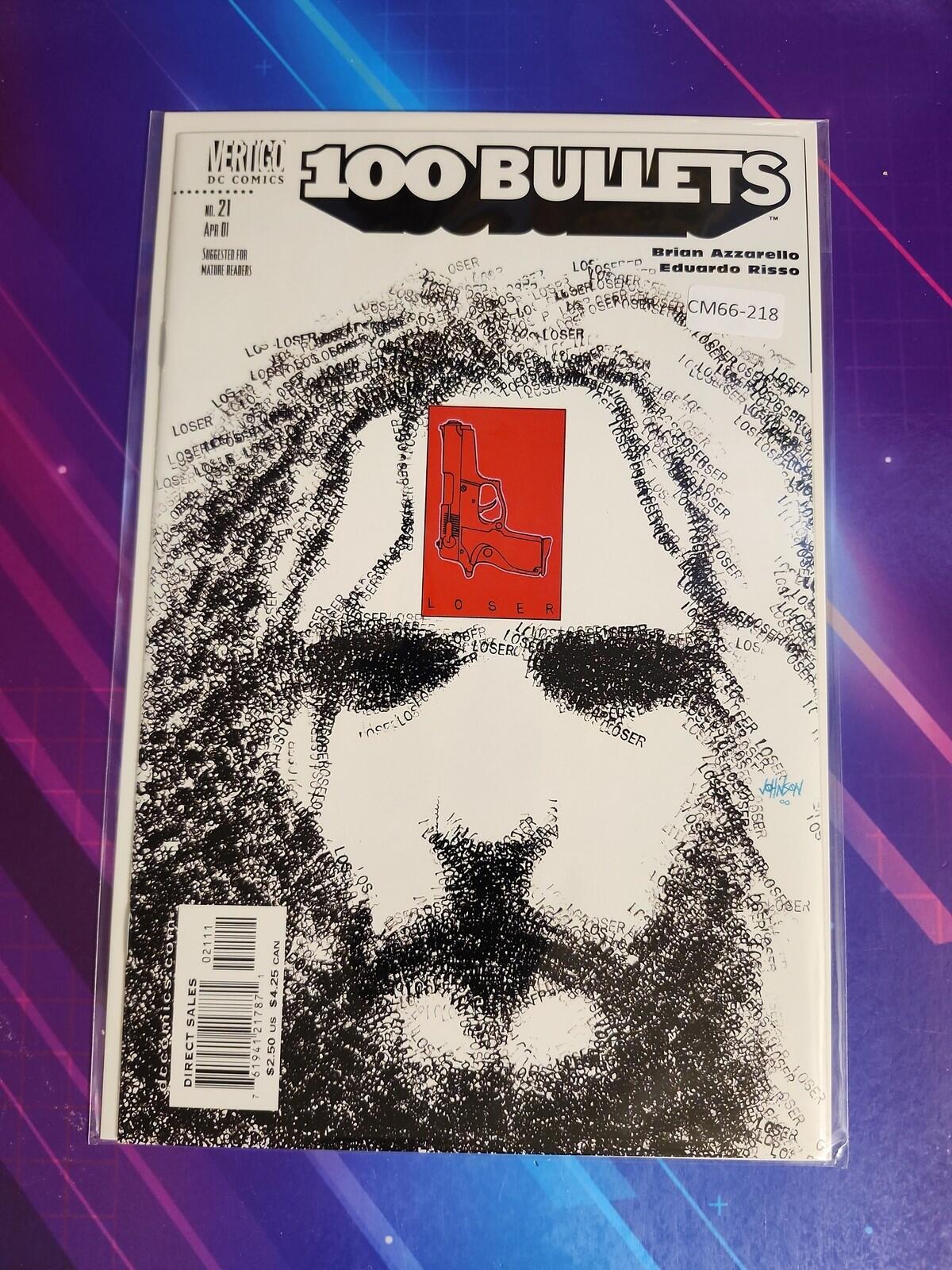 100 BULLETS #21 HIGH GRADE VERTIGO COMIC BOOK CM66-218
