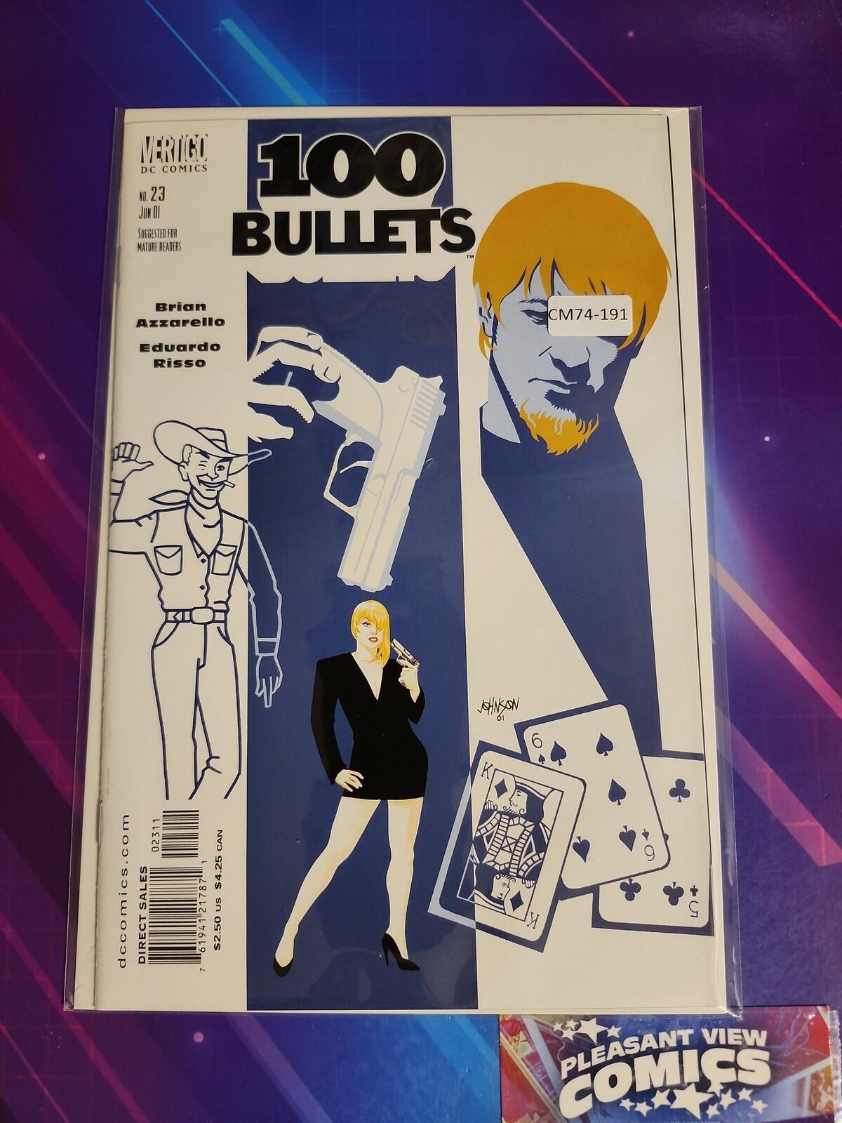100 BULLETS #23 HIGH GRADE VERTIGO COMIC BOOK CM74-191