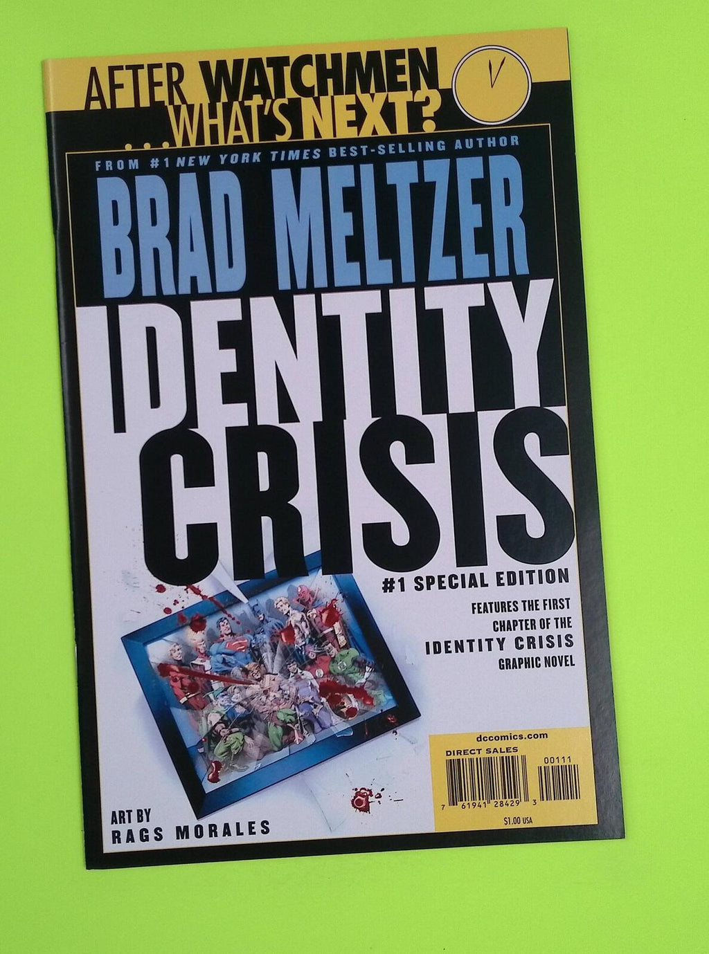 Identity Crisis #1f 2009 DC Comics Variant High Grade Comic Book G64-4