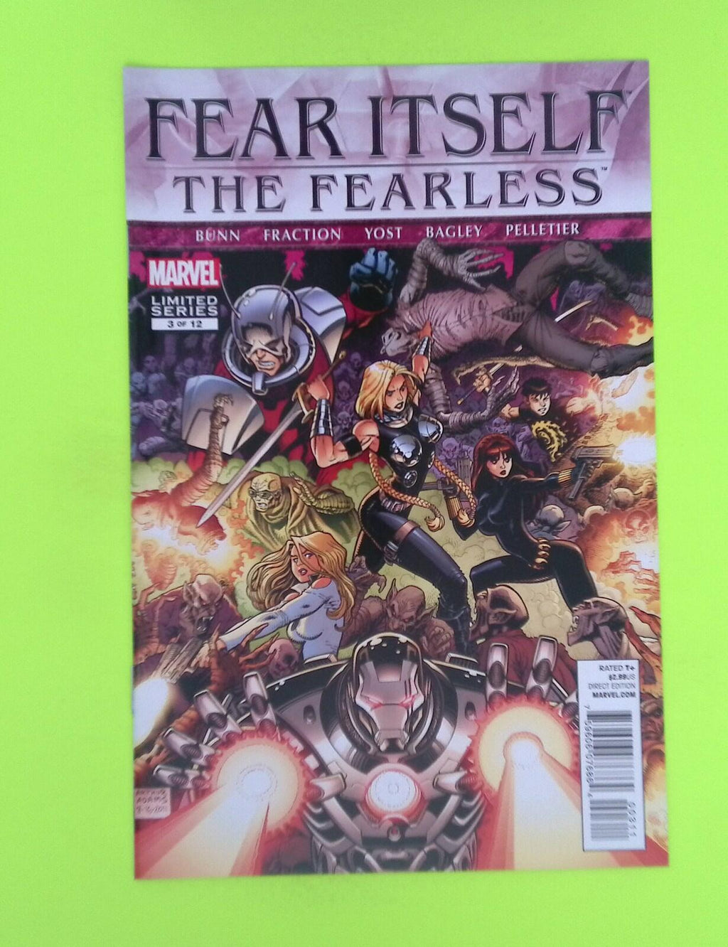 Fear Itself The Fearless #3 2012 Marvel Comics 8.0 Comic Book W12-239