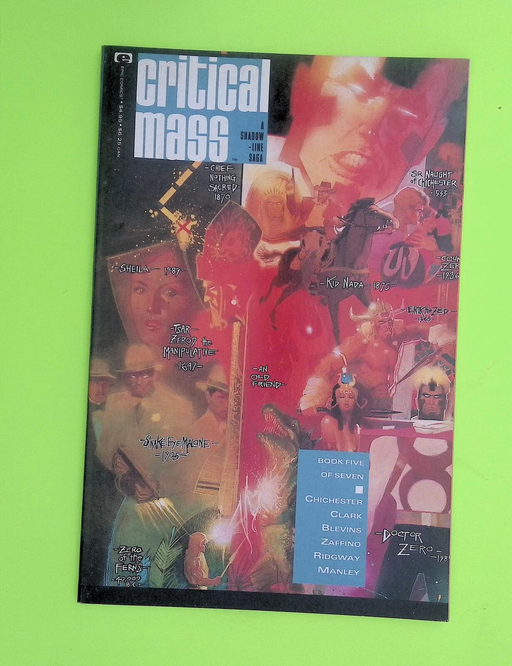 Critical Mass #5 1990 Epic Comics 8.0 Comic Book V65-142