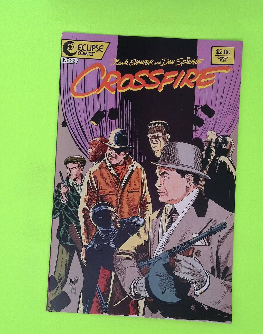 Crossfire #22 1987 Eclipse Comics High Grade Comic Book X26-133