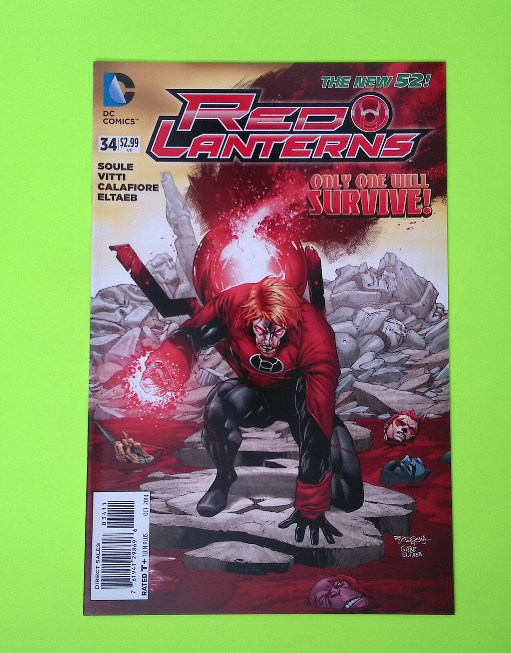 Red Lanterns #34 2014 DC Comics 8.0 Comic Book R98-88