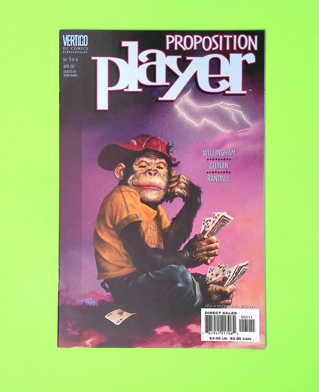 Proposition Player #5 2000 Vertigo High Grade Comic Book B49-168