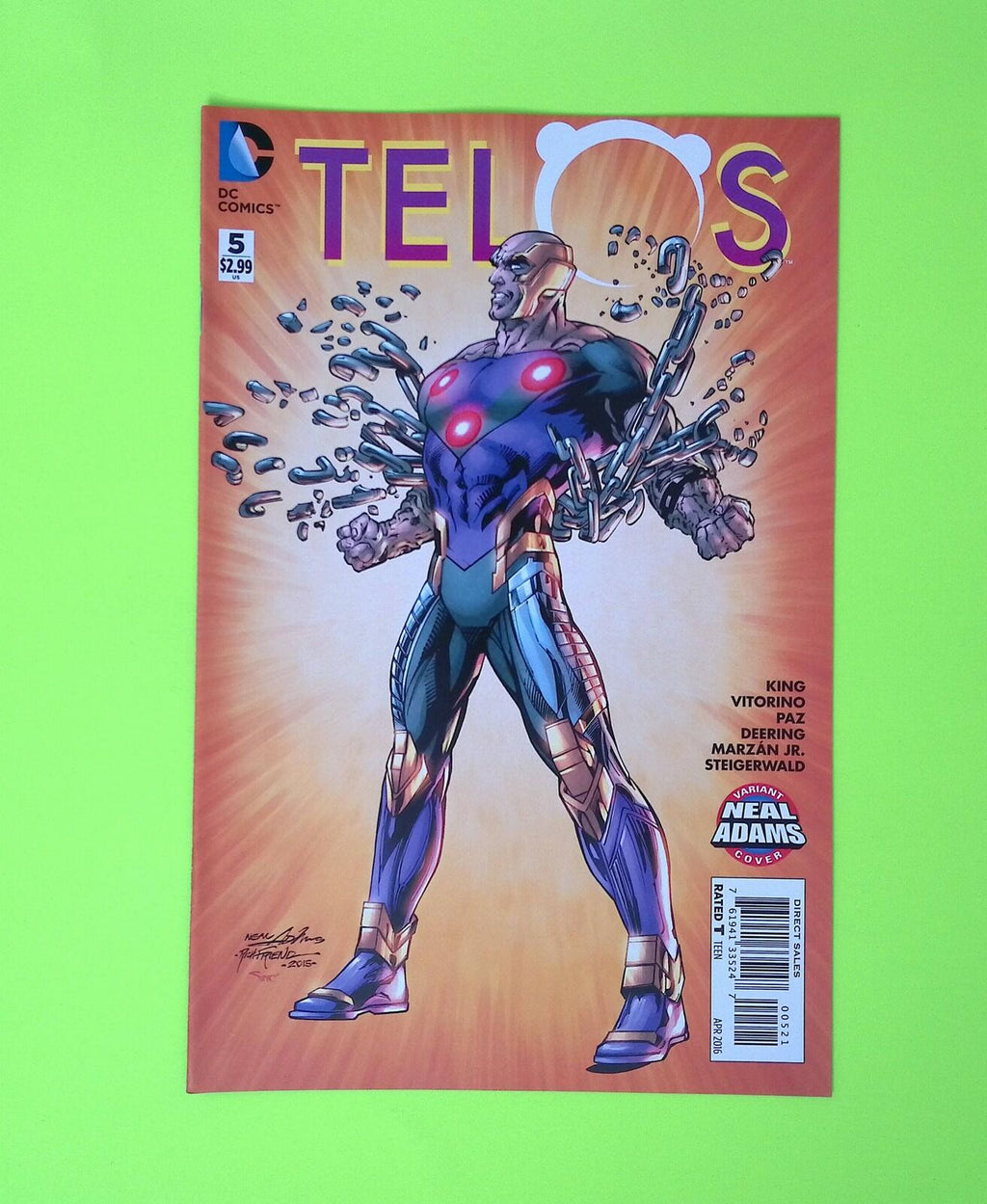 Telos #5b 2016 DC Comics Variant High Grade Comic Book X252-88