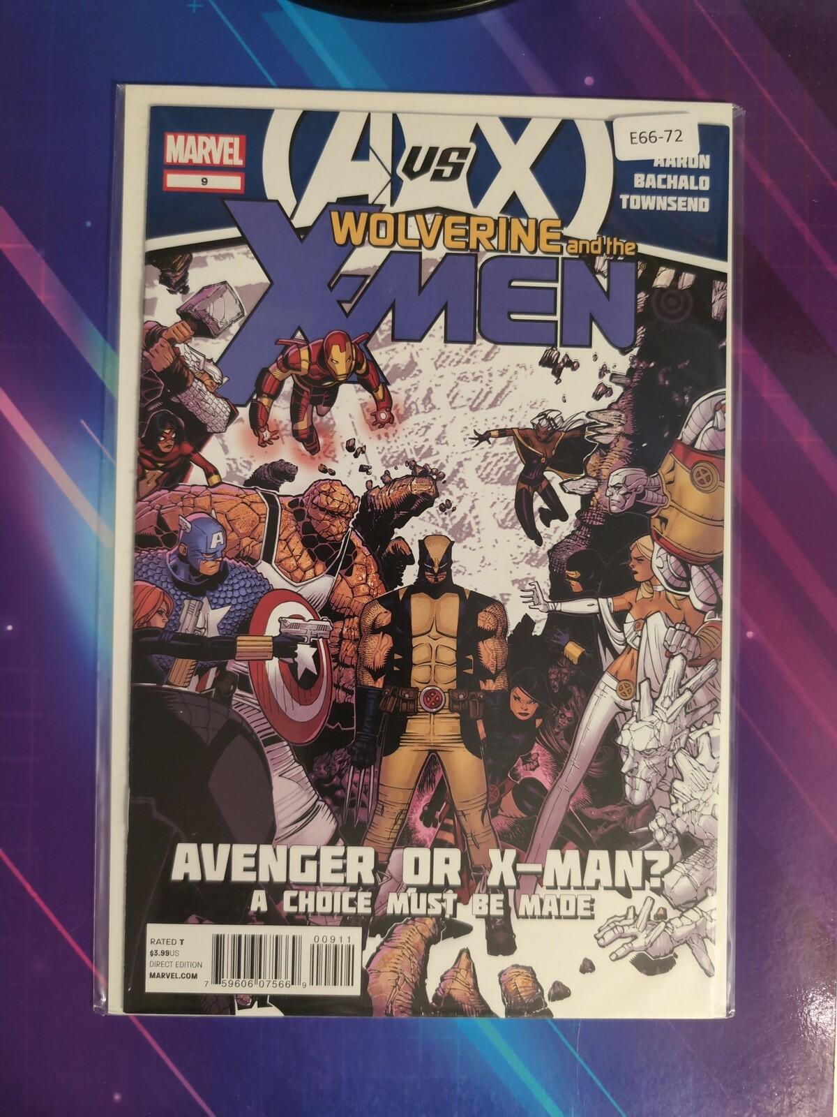 WOLVERINE & THE X-MEN #9 VOL. 1 HIGH GRADE MARVEL COMIC BOOK E66-72