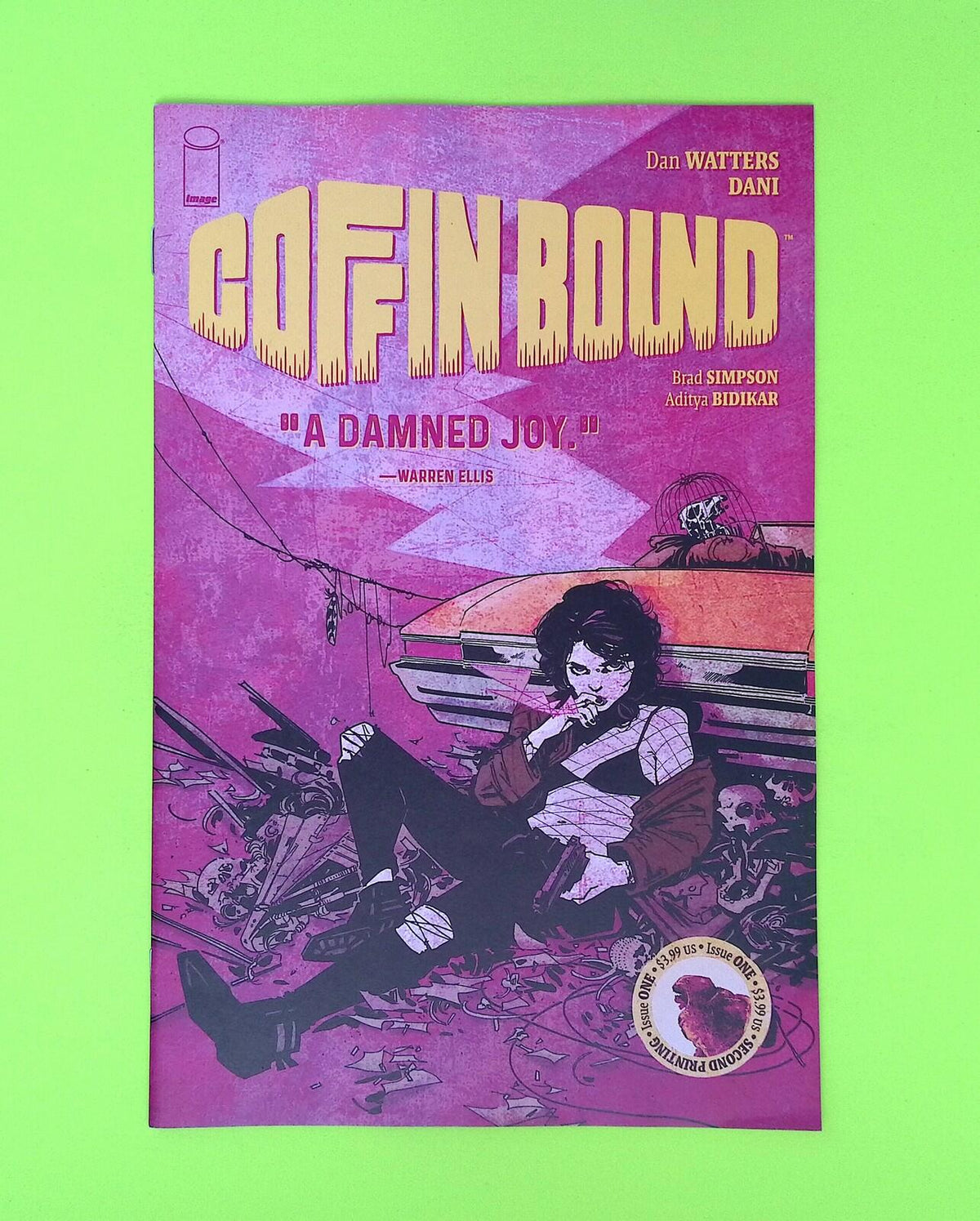 Coffin Bound #1 - 2nd print Image Comics Variant High Grade Comic Book X147-120