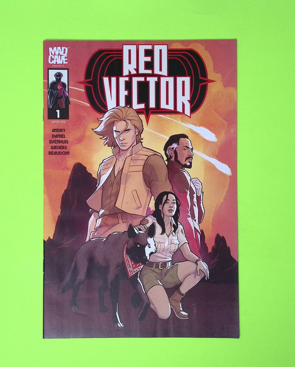Red Vector #1 2025 Mad Cave Studios High Grade Comic Book X230-34