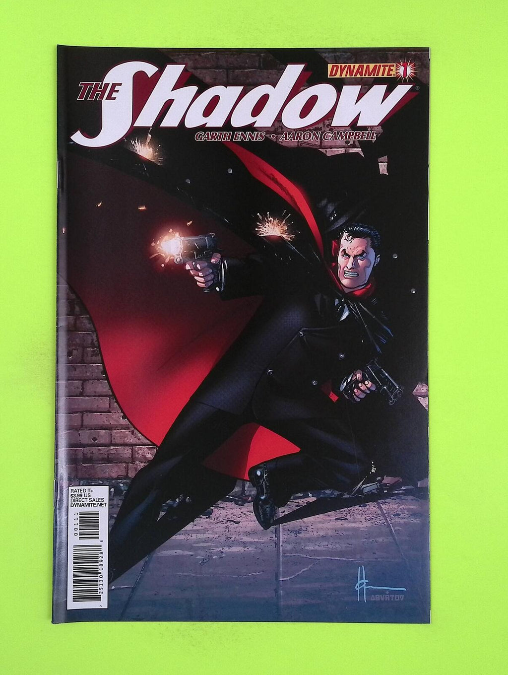 The Shadow #1b Vol. 5 2012 Dynamite Entertainment Variant High Grade J3-253