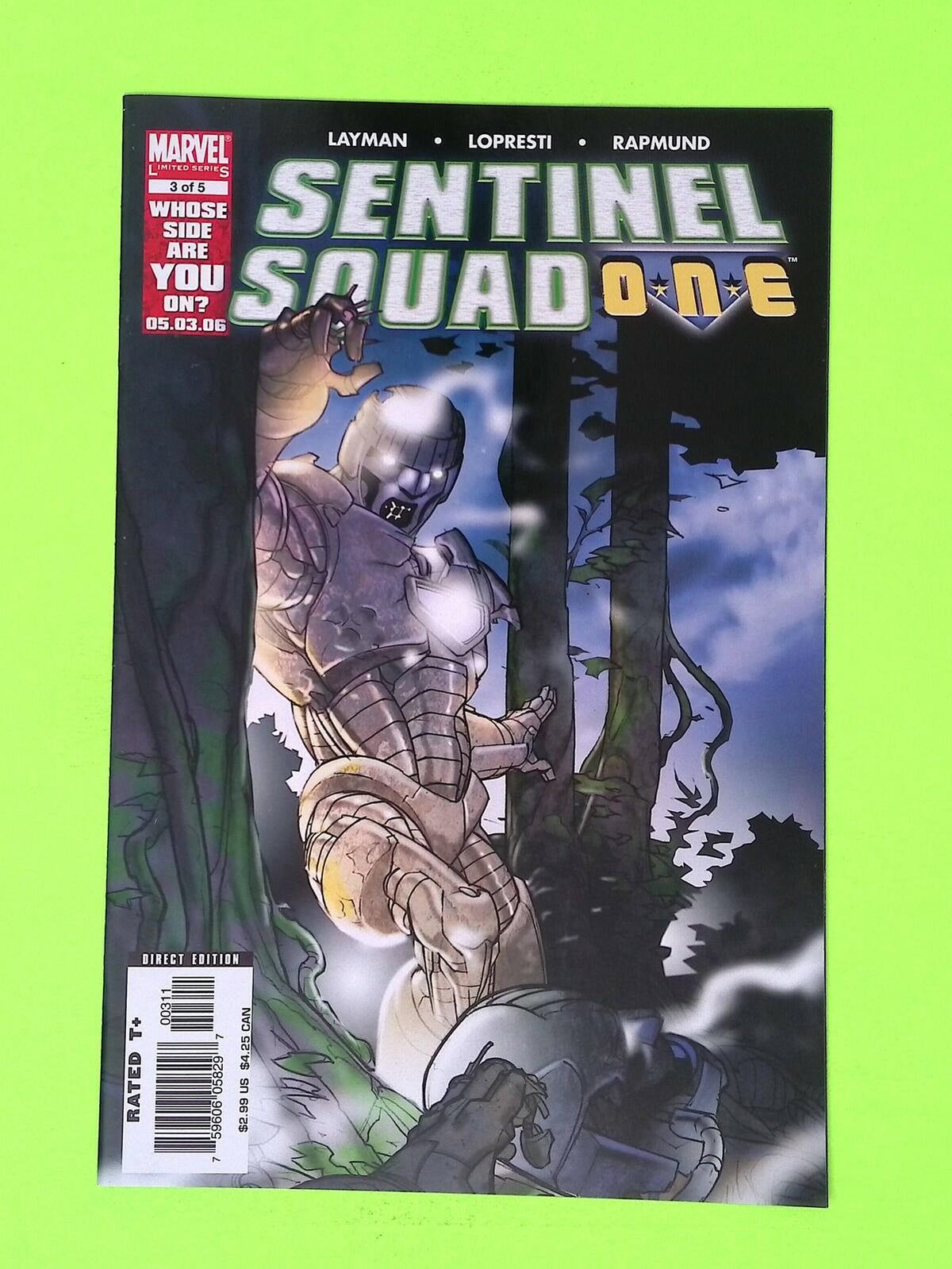 Sentinel Squad ONE #3 2006 Marvel Comics High Grade Comic Book R32-237