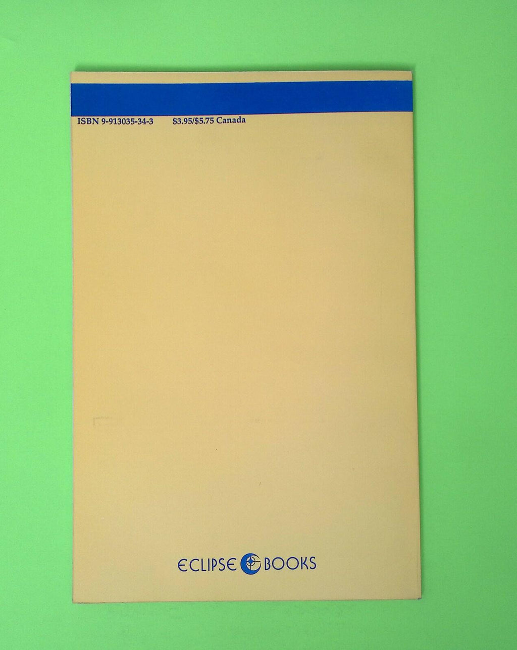 Eclipse Graphic Novel Series #18 Eclipse Comics Soft Cover High Grade B7-117