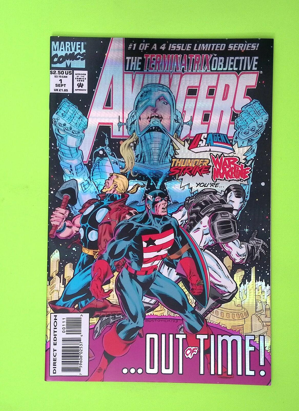 Avengers The Terminatrix Objective #1 1993 Marvel Comics 1st App P59-60