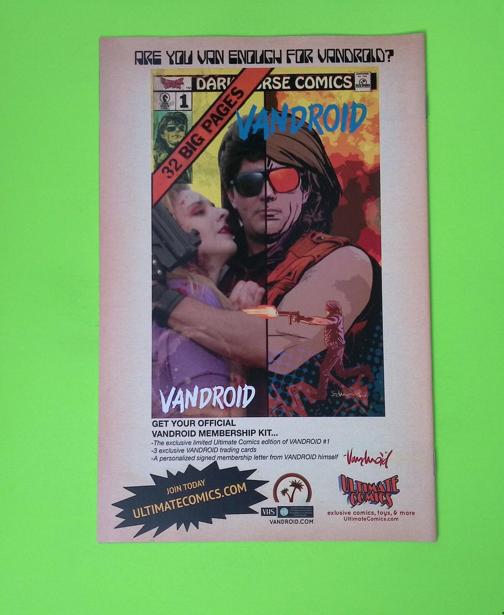 Vandroid #1 2014 Dark Horse Comics High Grade Comic Book B34-52