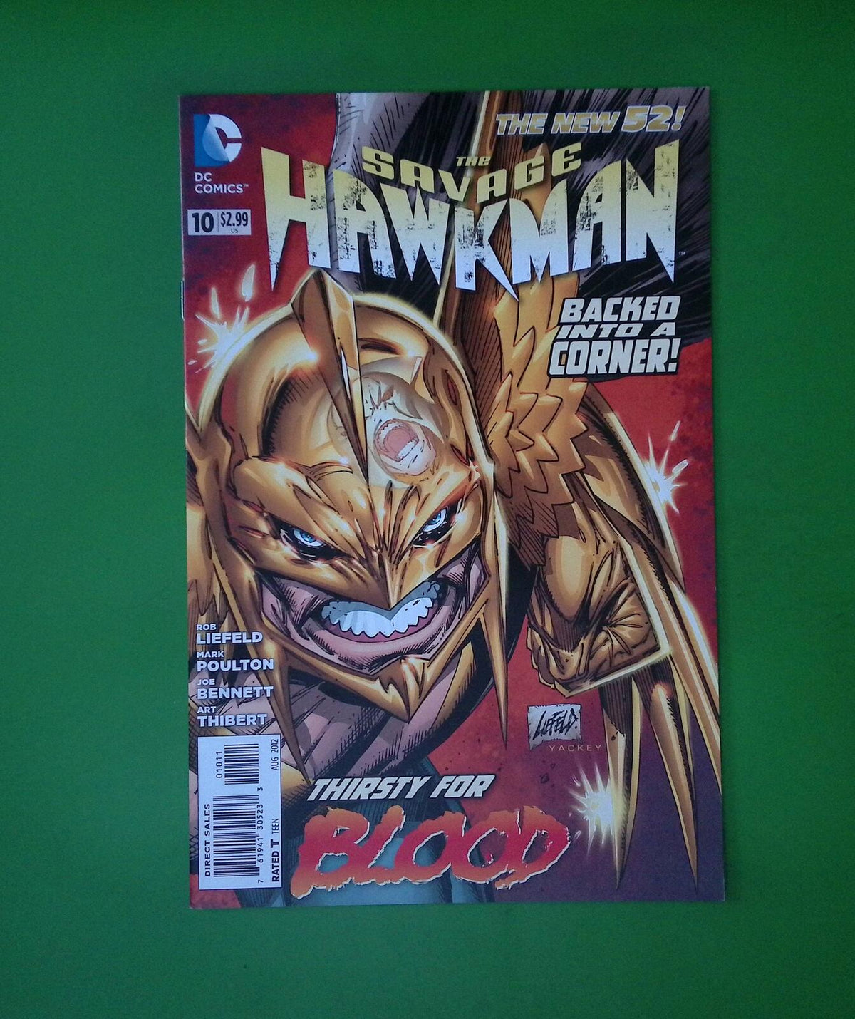 Savage Hawkman #10 2012 DC Comics High Grade Comic Book L2-204