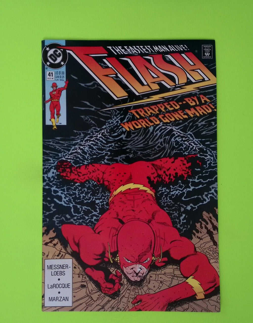 Flash #41 Vol. 2 1990 DC Comics 8.0 Comic Book X118-78
