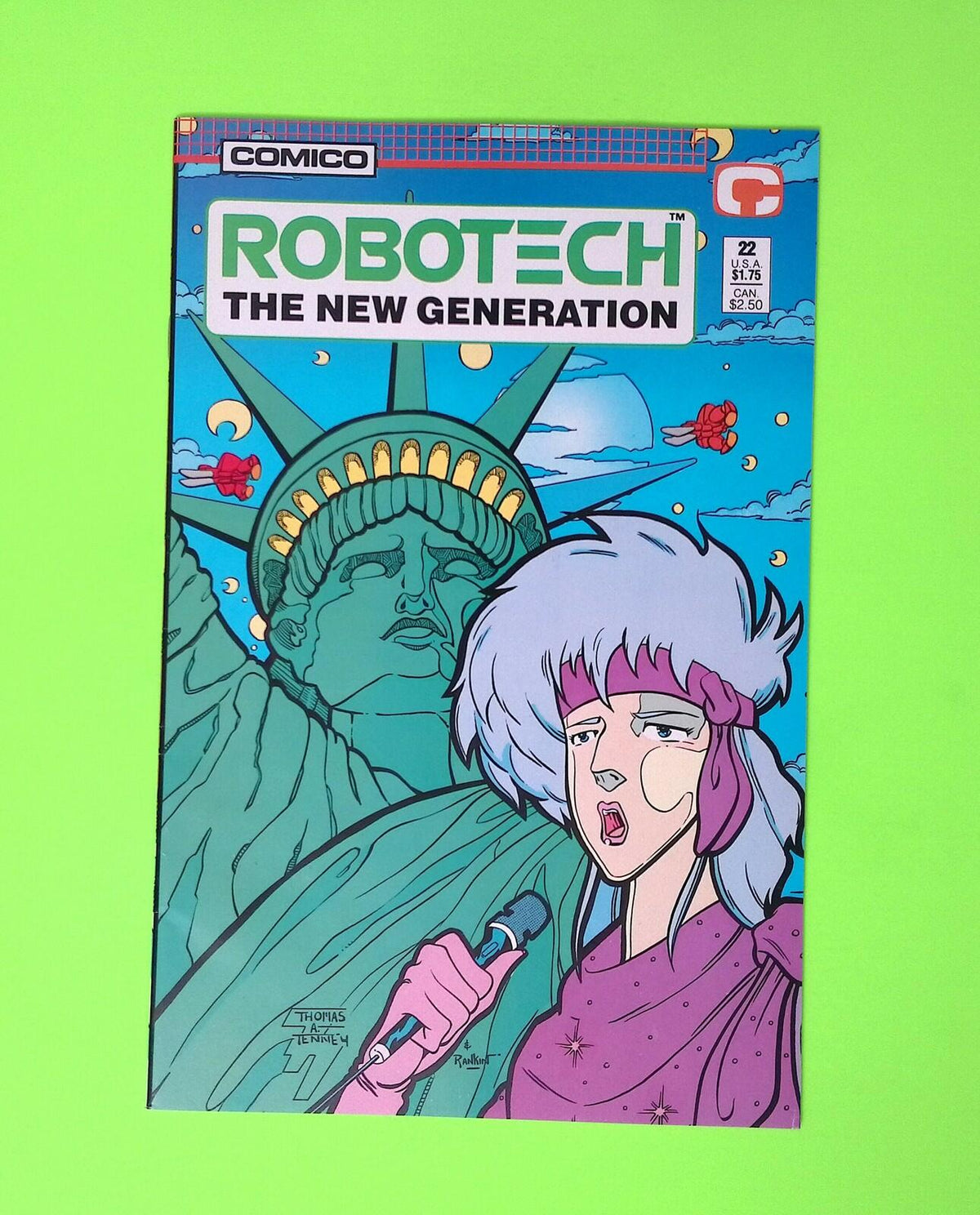 Robotech The New Generation #22 1988 Comico Comics High Grade Comic Book B61-195