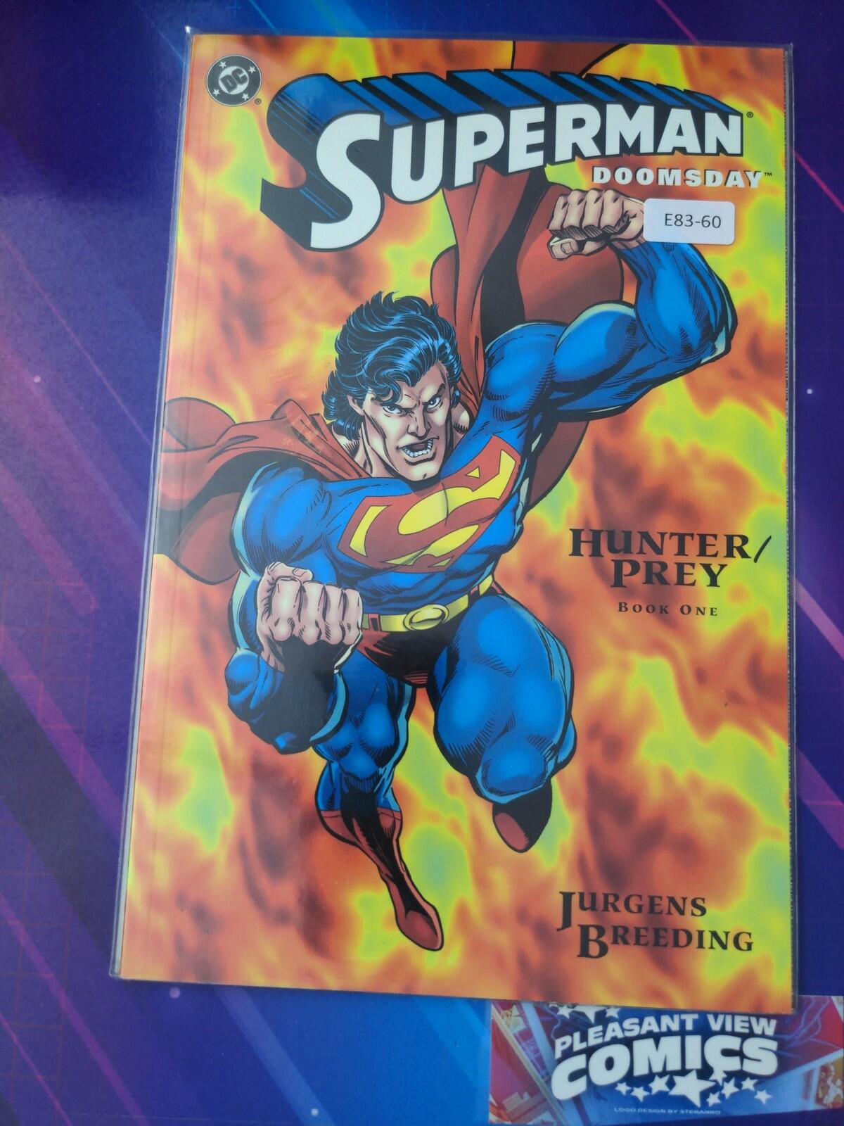 SUPERMAN/DOOMSDAY: HUNTER/PREY #1 MINI HIGH GRADE DC COMIC BOOK E83-60