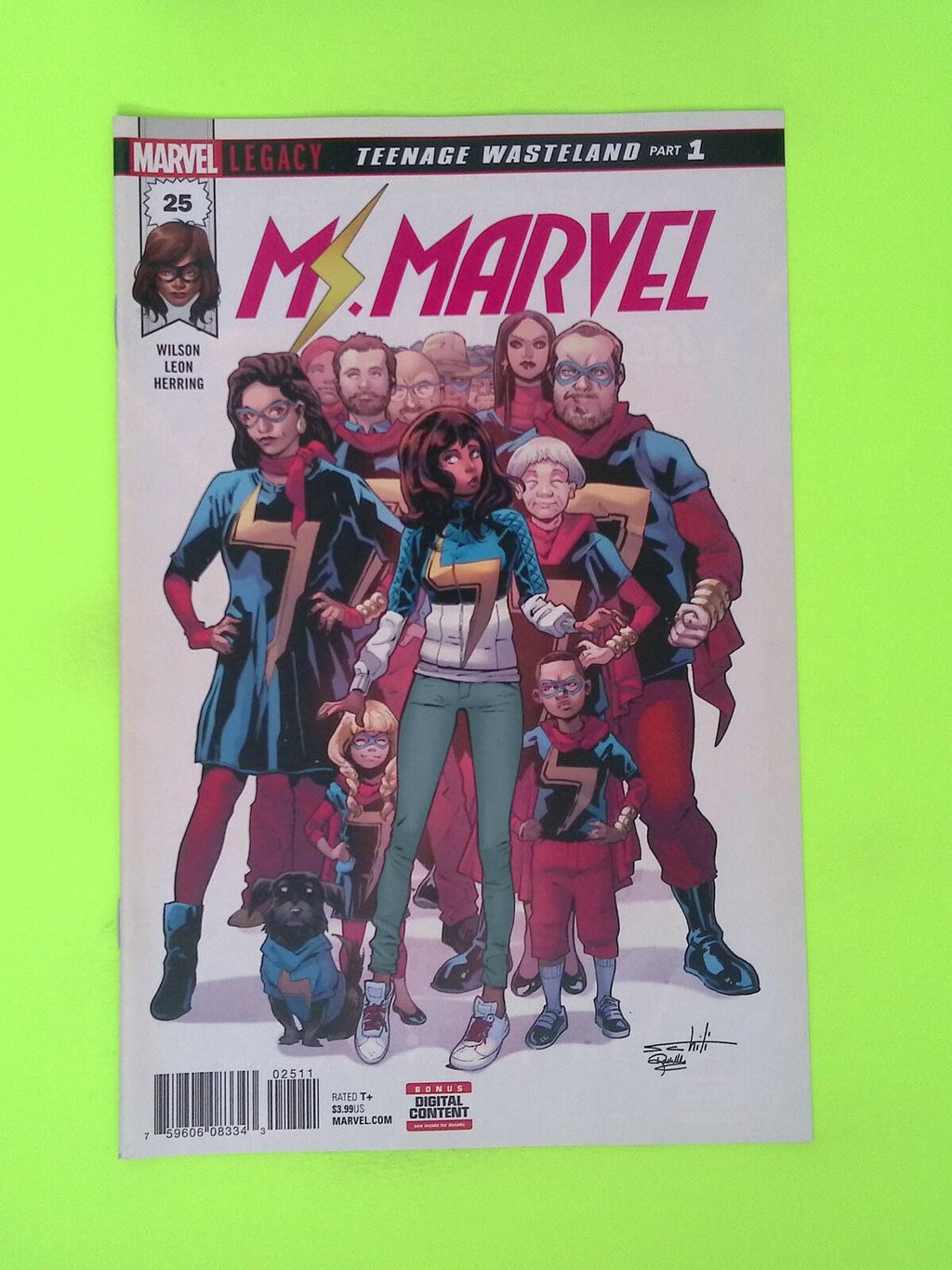 Ms. Marvel #25 Vol. 4 2018 Marvel Comics High Grade Comic Book W92-22
