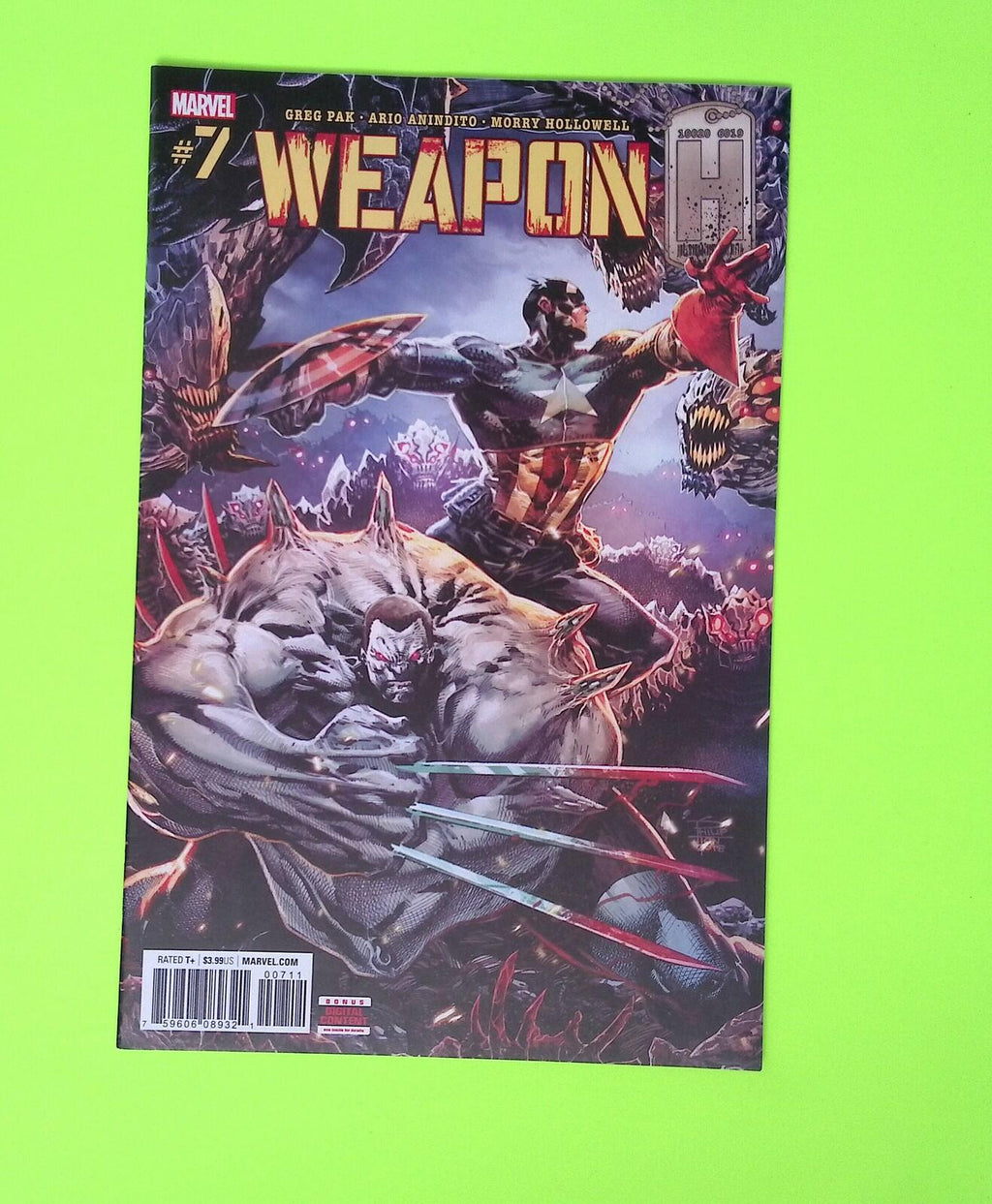 Weapon H #7 2018 Marvel Comics High Grade Comic Book X213-100