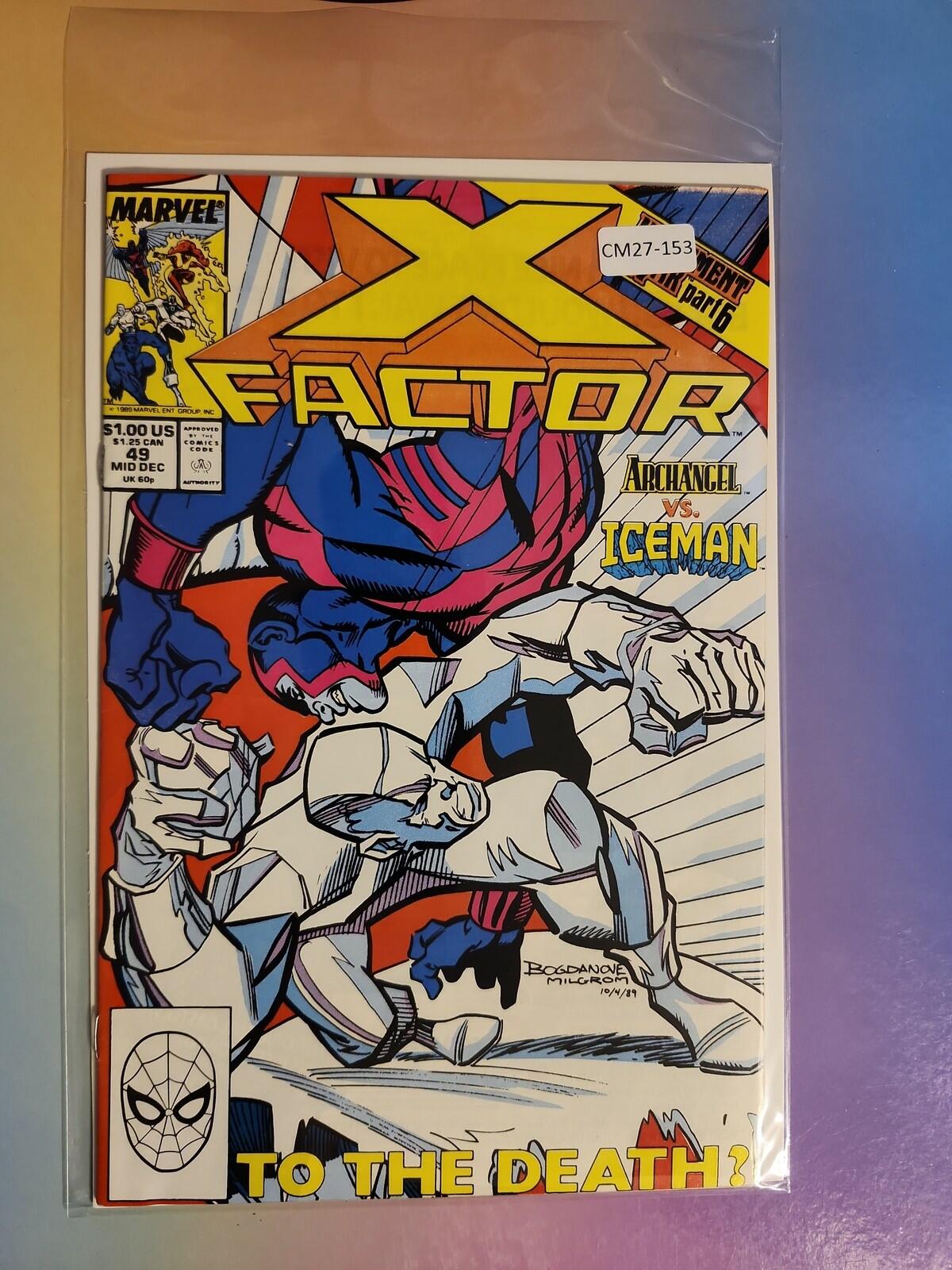 X-FACTOR #49 VOL. 1 HIGH GRADE 1ST APP MARVEL COMIC BOOK CM27-153