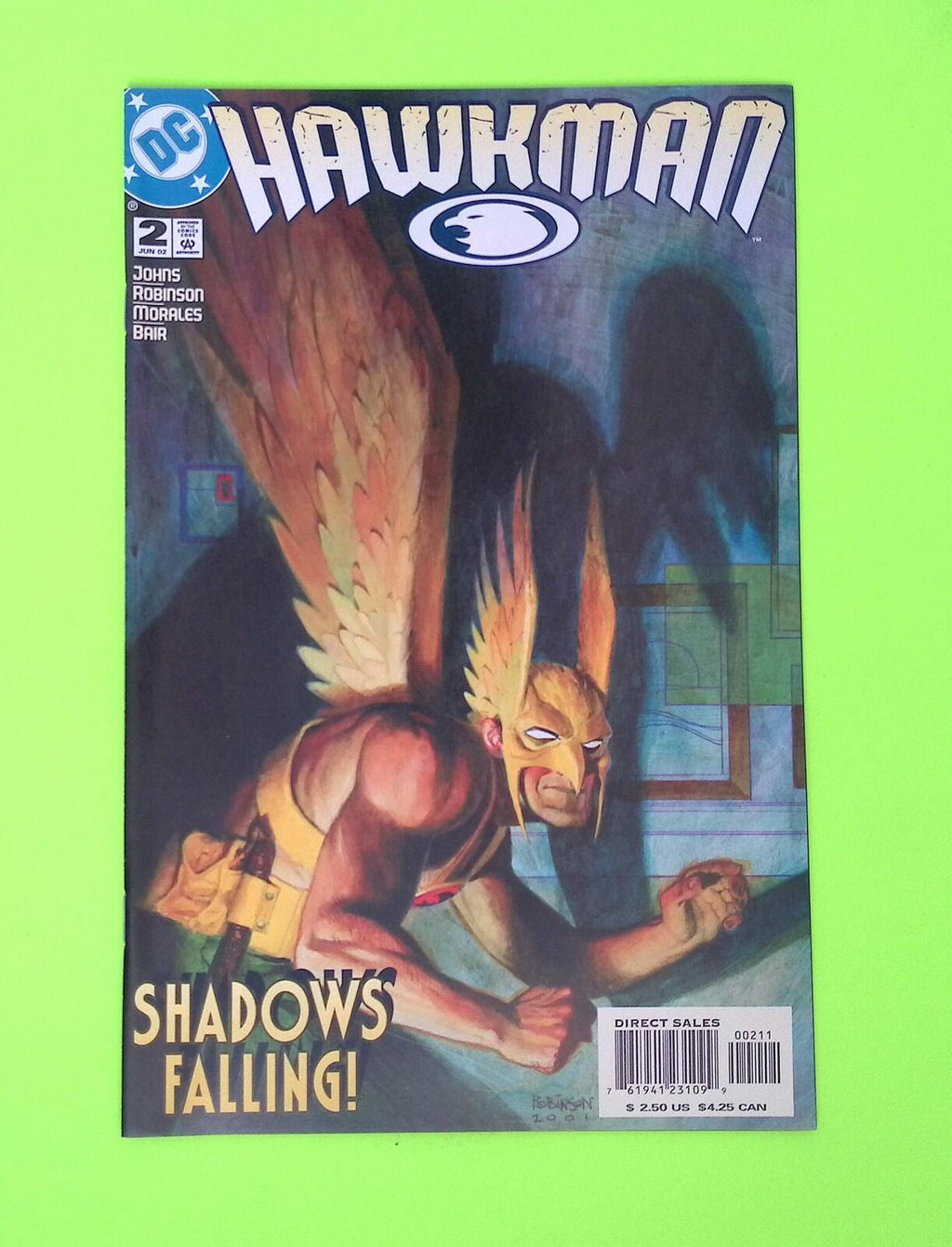 Hawkman #2 Vol. 4 2002 DC Comics 9.4 Comic Book R86-220