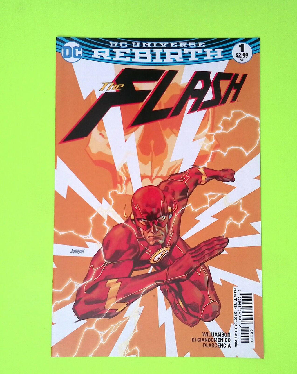 Flash #1b Vol. 5 2016 DC Comics Variant High Grade Comic Book X72-8