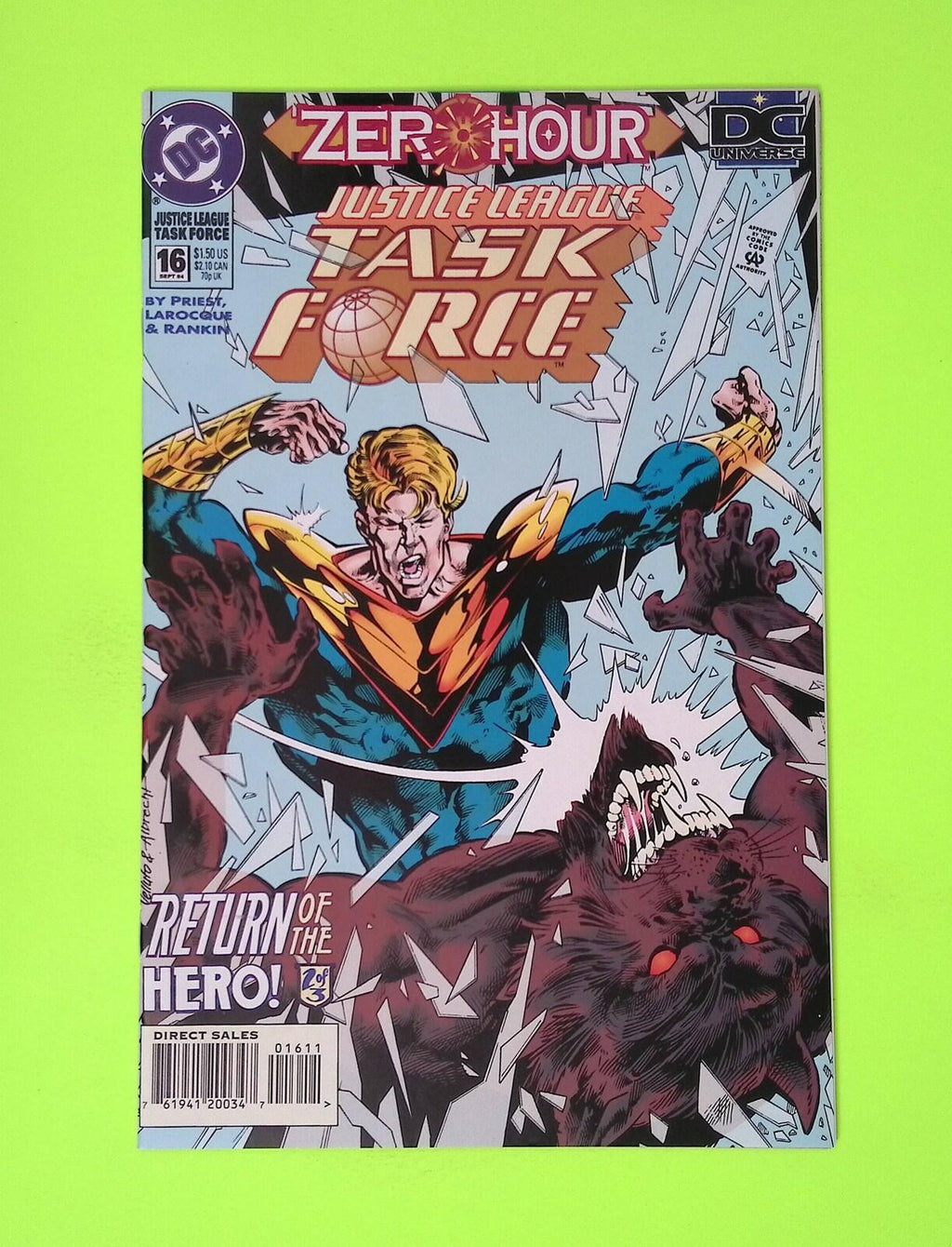 Justice League Task Force #16 1994 DC Comics 8.0 Comic Book Q10-19