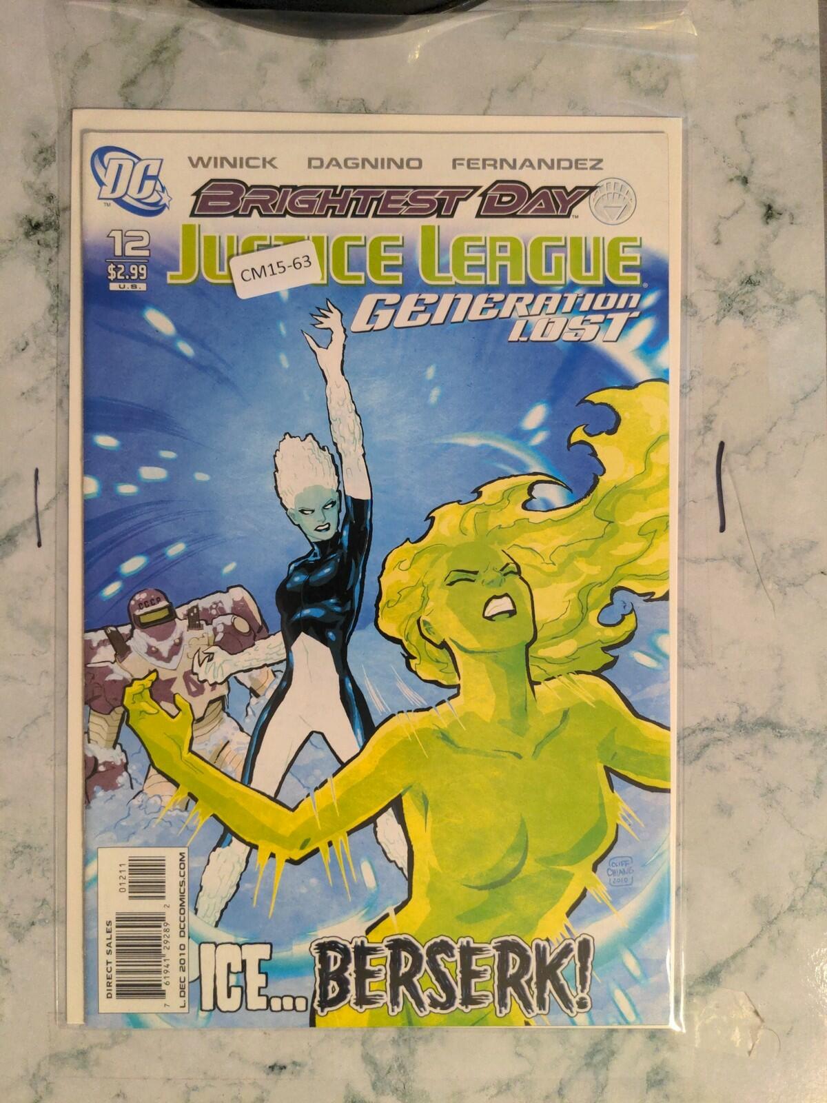 JUSTICE LEAGUE: GENERATION LOST #12 9.2 DC COMIC BOOK CM15-63