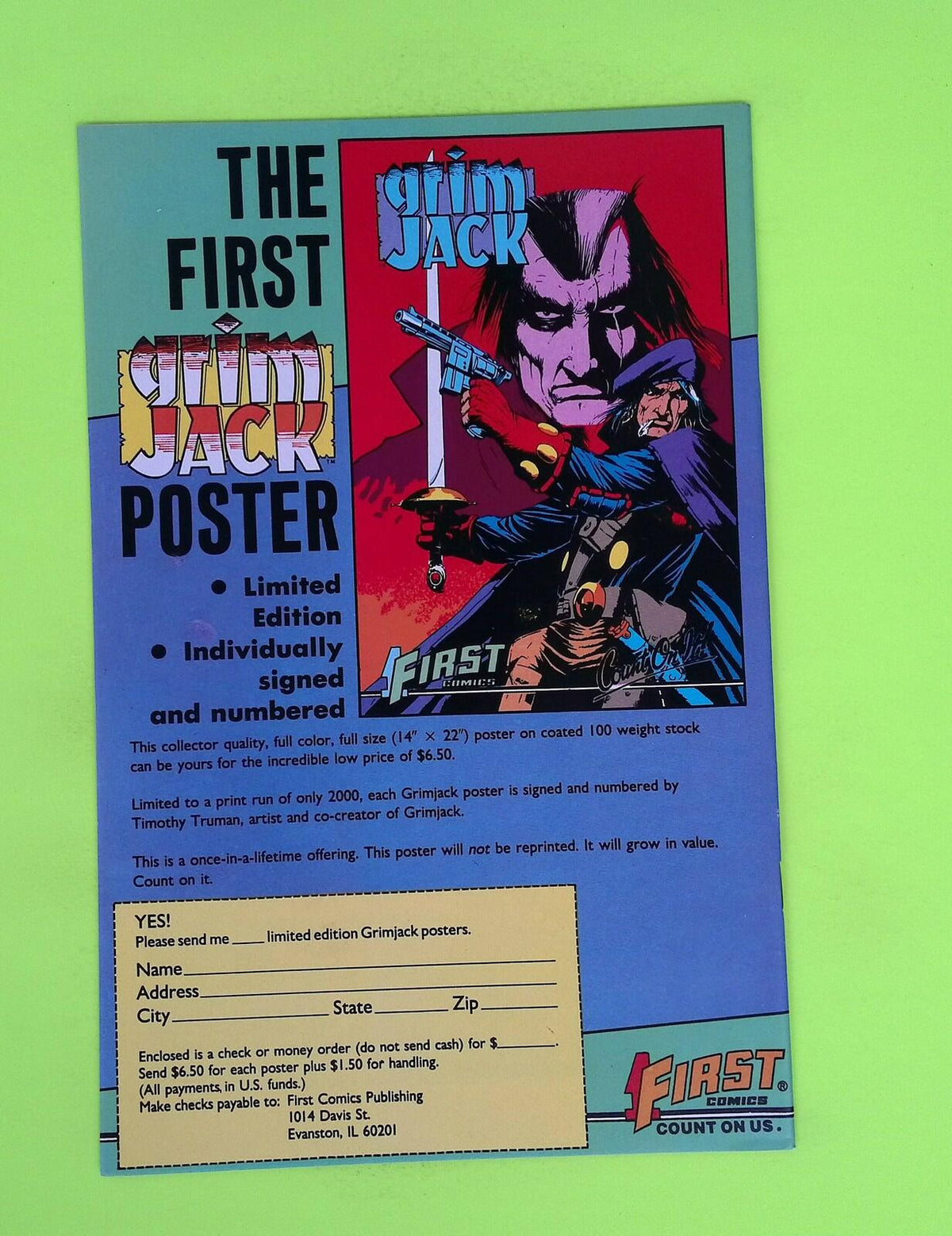 Jon Sable, Freelance #19 1984 First Comics 8.0 Comic Book J75-214