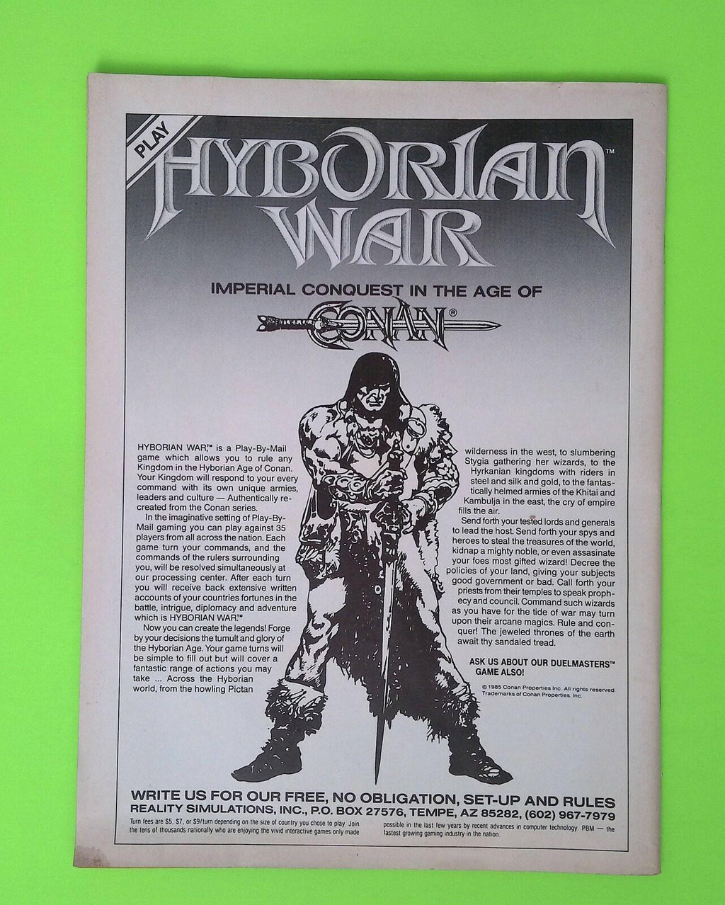 Conan Saga #42 1990 Marvel Comics Mid Grade Comic Book MG36-67