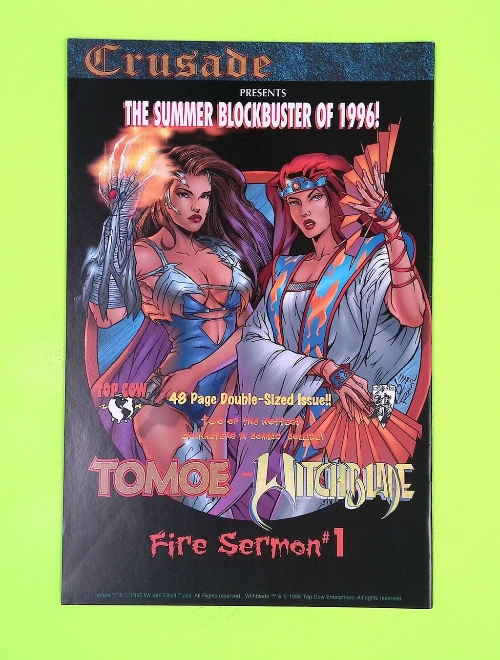 Atomik Angels #2 1996 Crusade Comics 8.0 Comic Book G84-240
