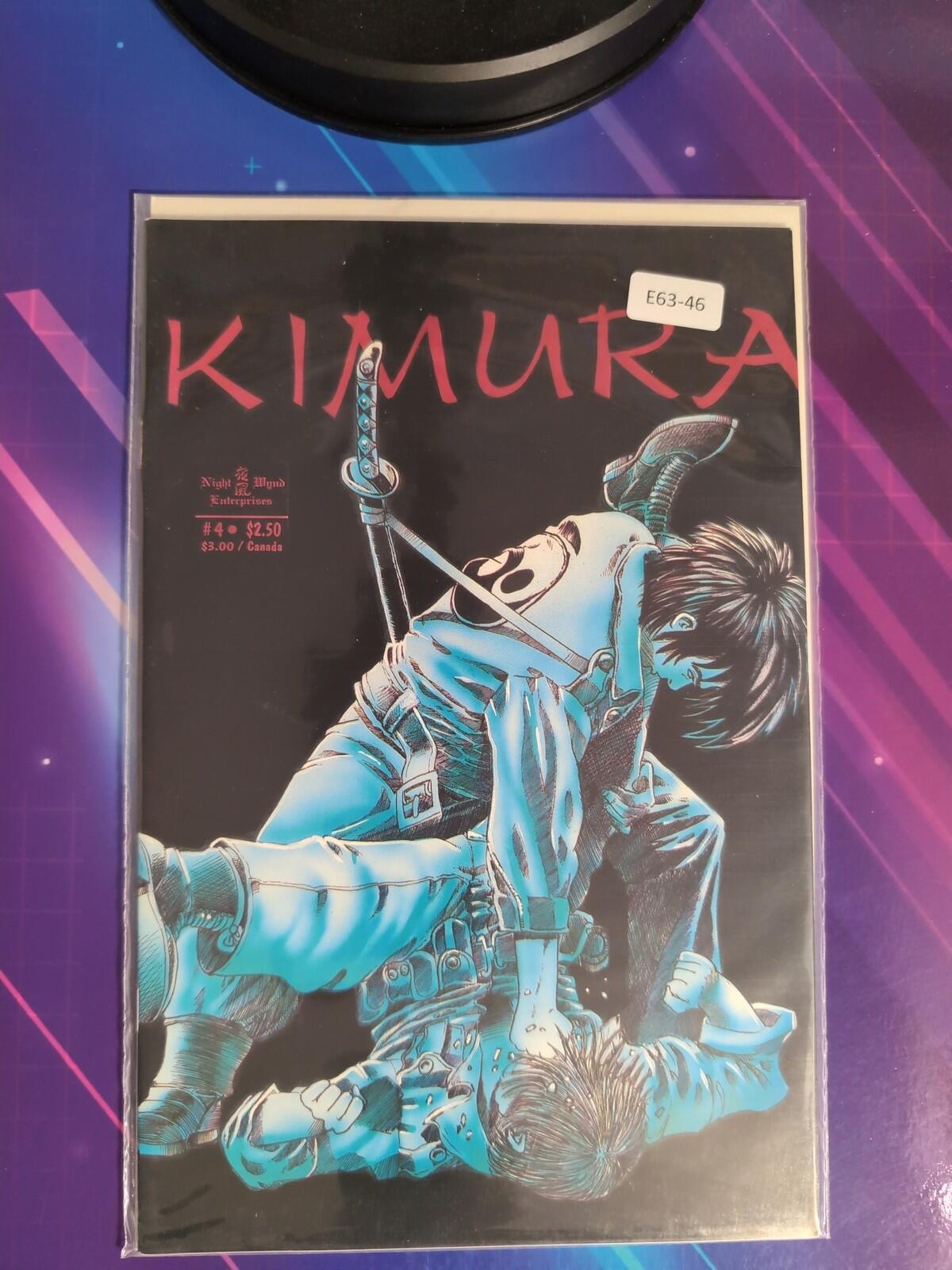 KIMURA #4 HIGH GRADE NIGHT WYND ENTERPRISES COMIC BOOK E63-46
