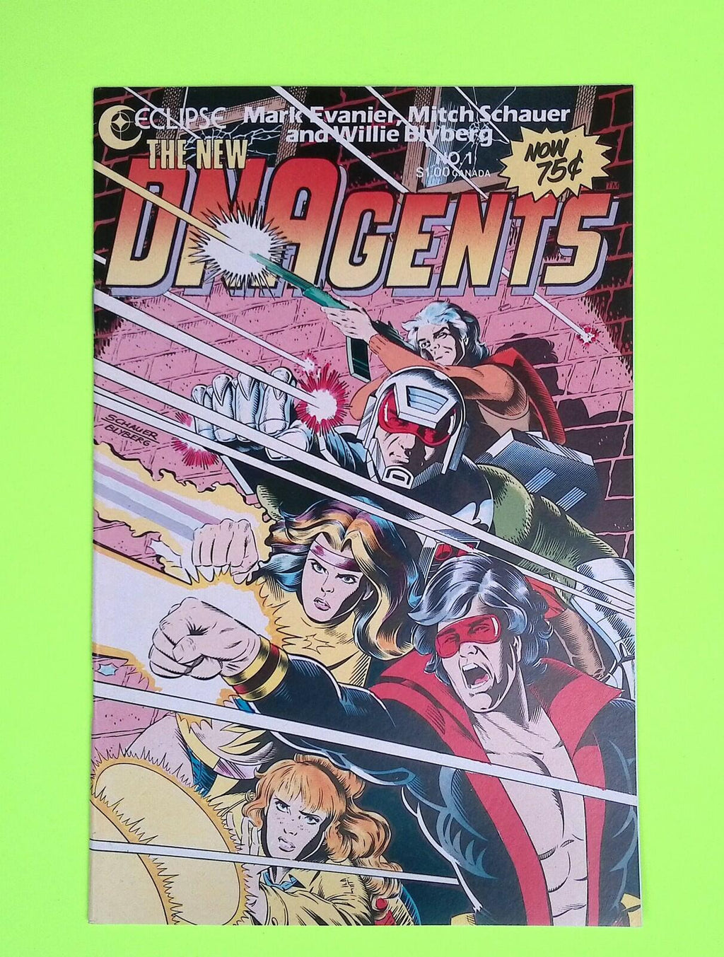 New DNAgents #1 Vol. 2 1985 Eclipse Comics High Grade Comic Book J47-47