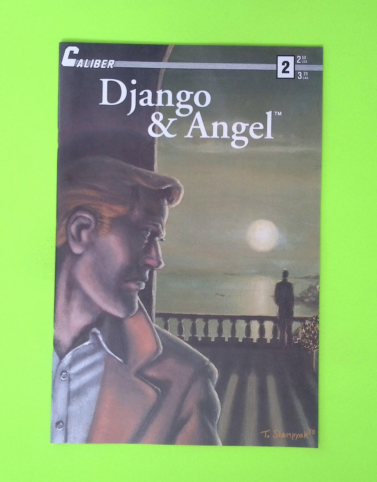 Django & Angel #2 1990 Caliber Comics High Grade Comic Book X86-93