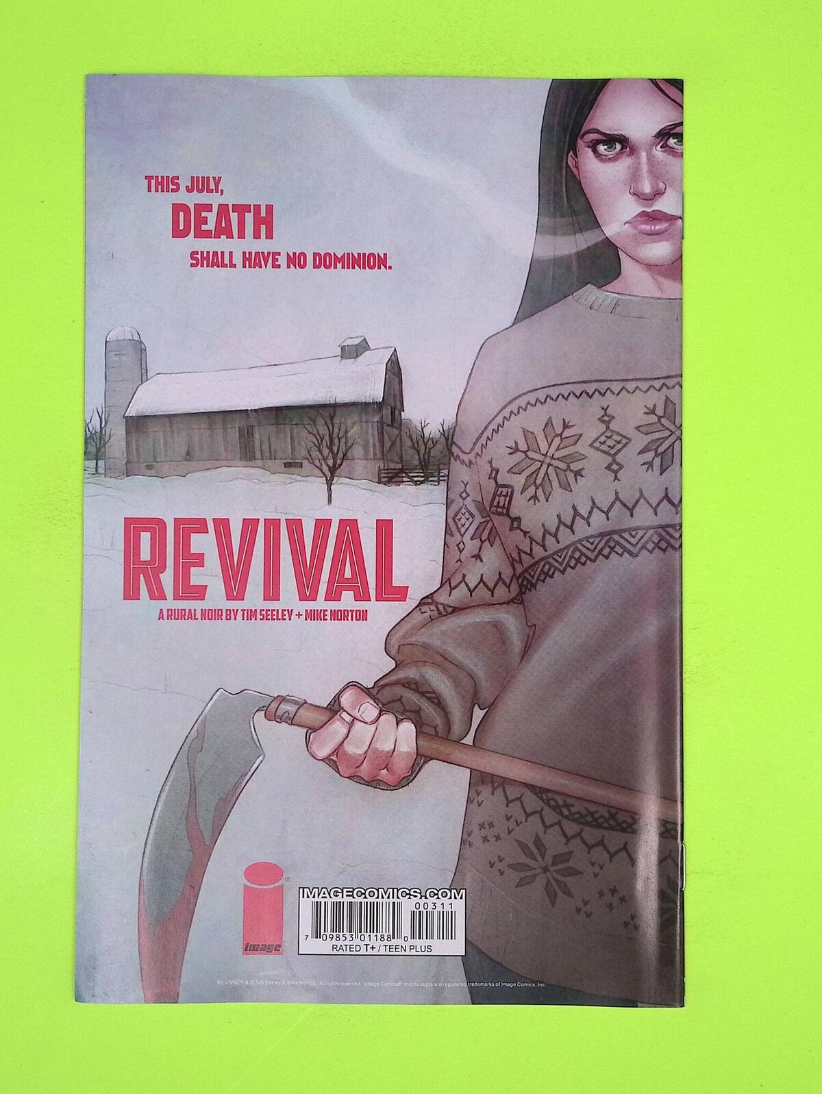 Epic Kill #3 2012 Image Comics High Grade Comic Book M33-20